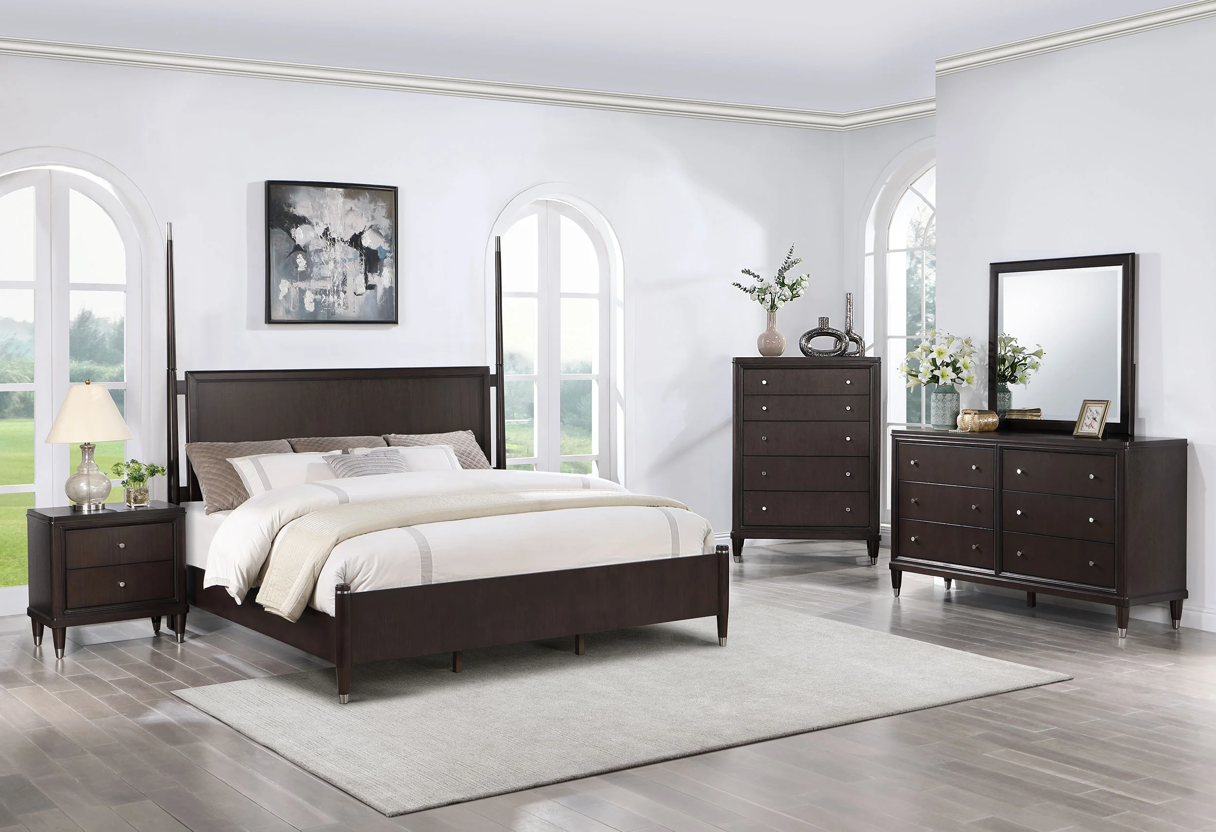 Emberlyn Four-Poster Panel Bed - Image 12