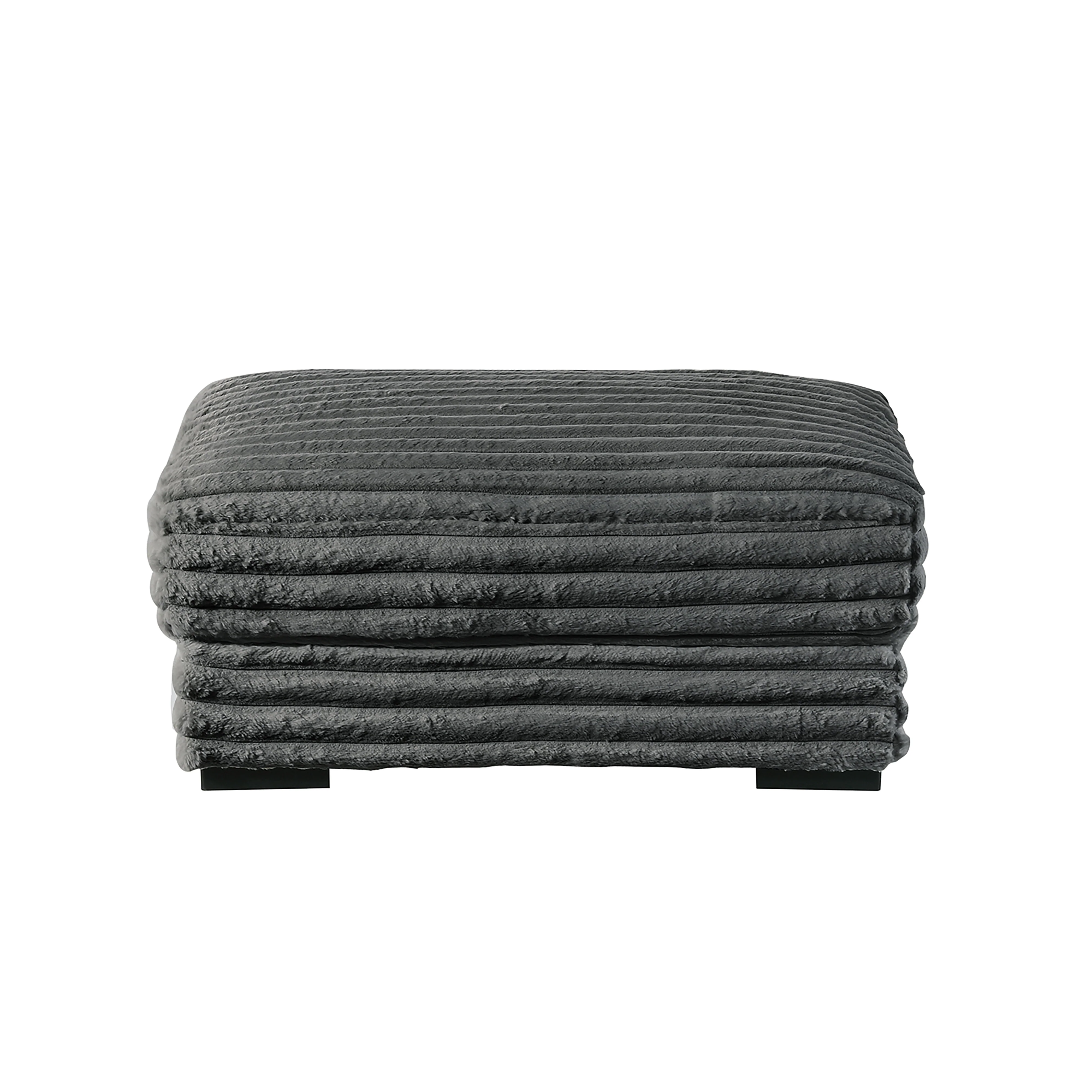 Embrace 41" Ottoman-Charcoal - Image 2