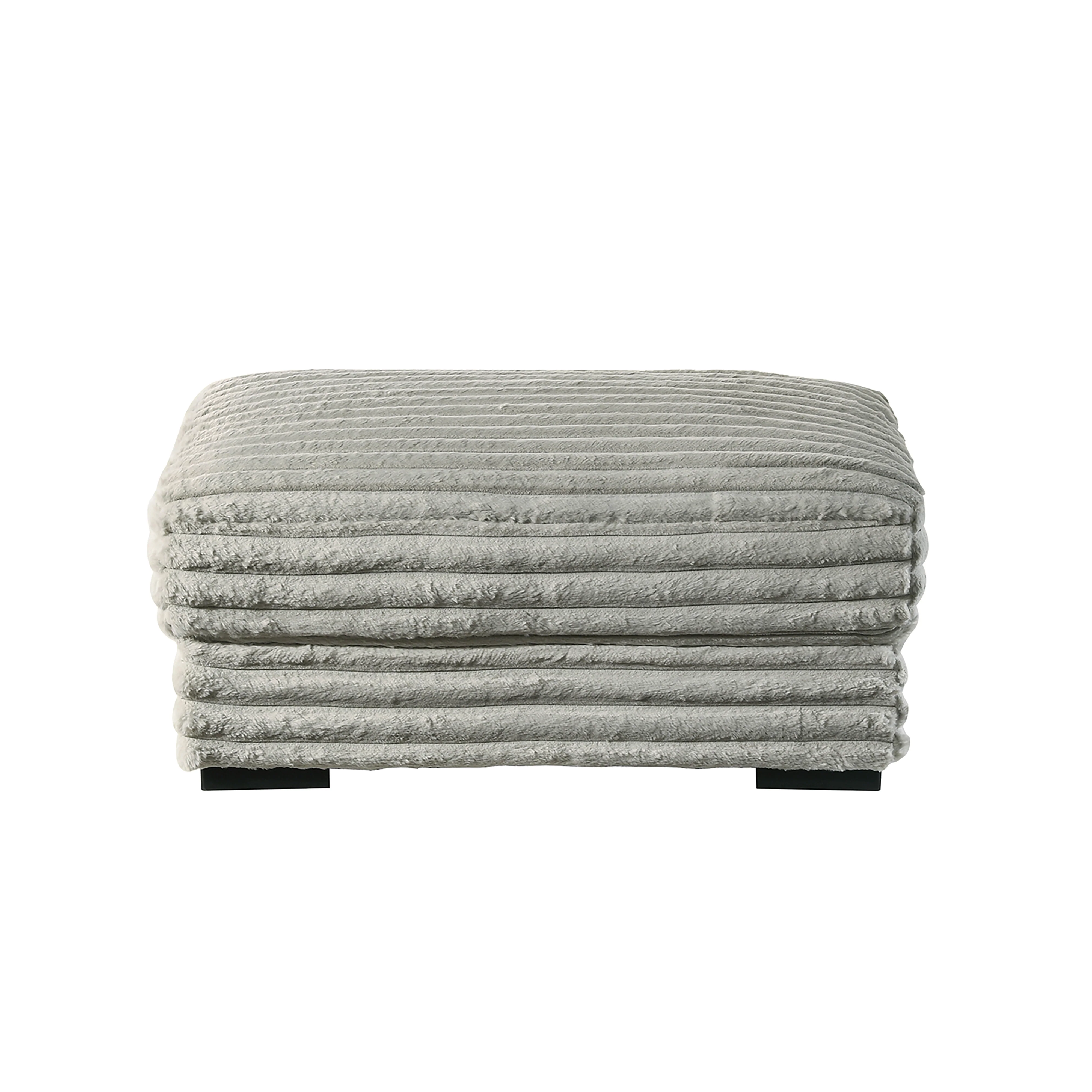 Embrace 41" Ottoman-Gray - Image 2