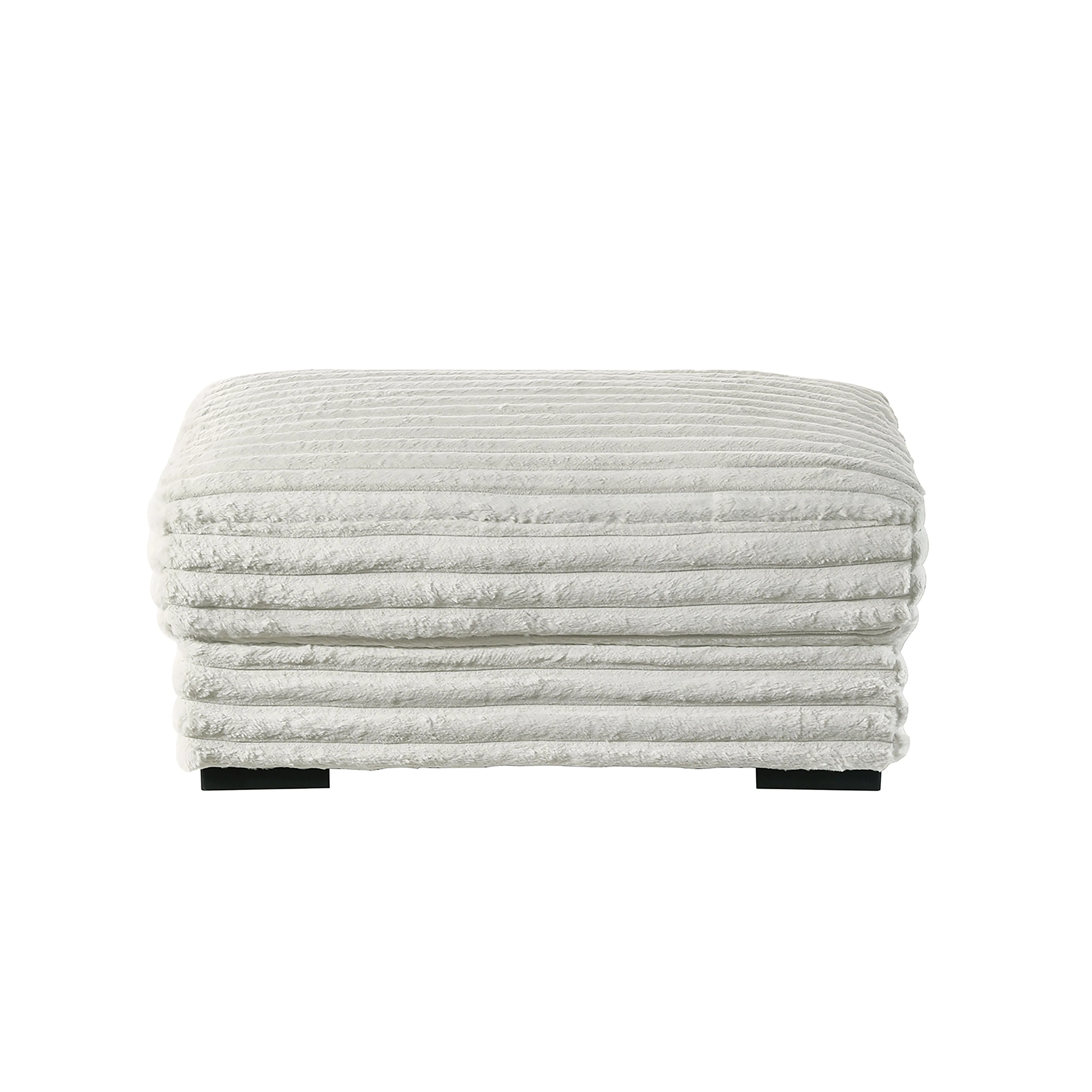 Embrace 41" Ottoman-White - Image 2