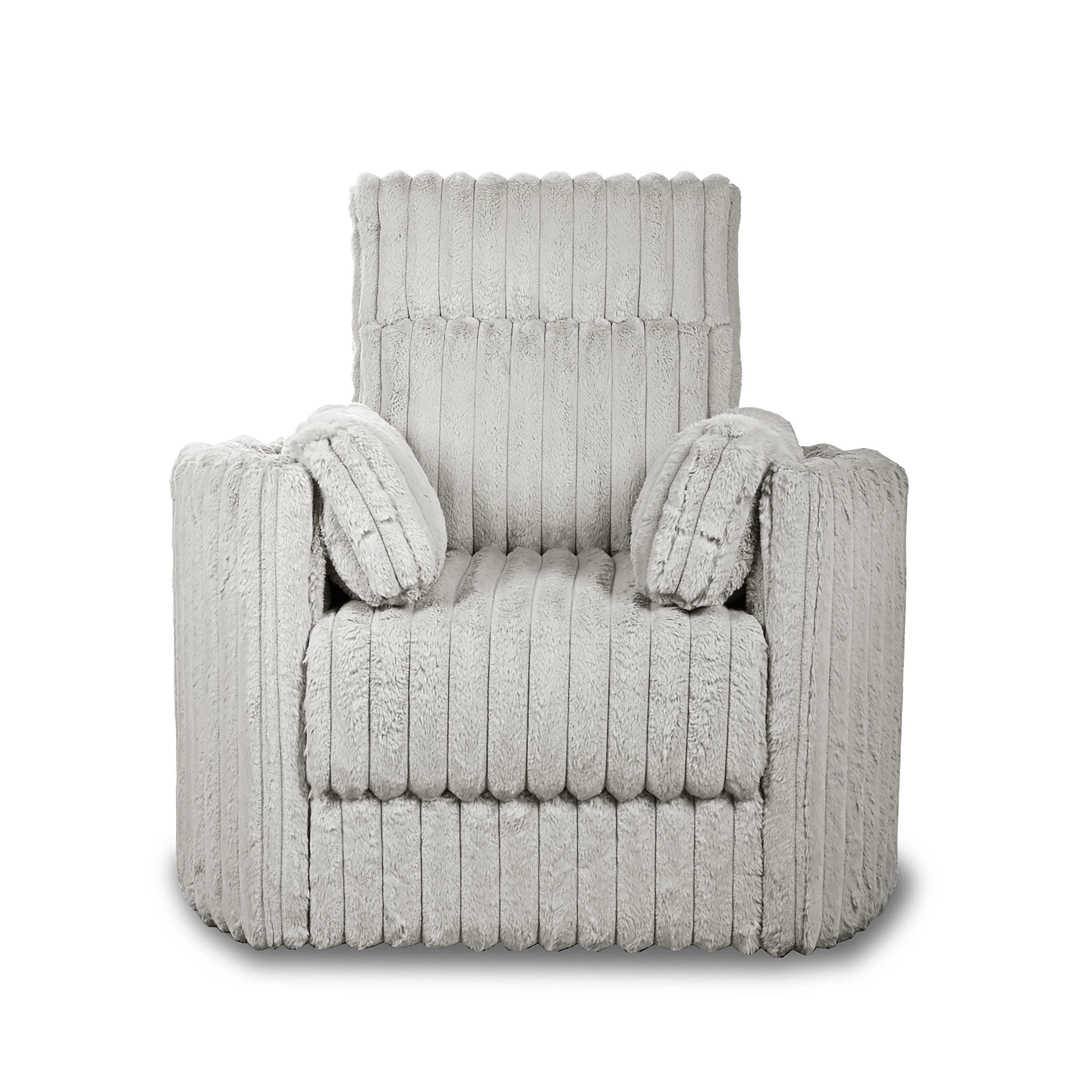 Embrace Swivel Accent Chair-Gray - Image 2