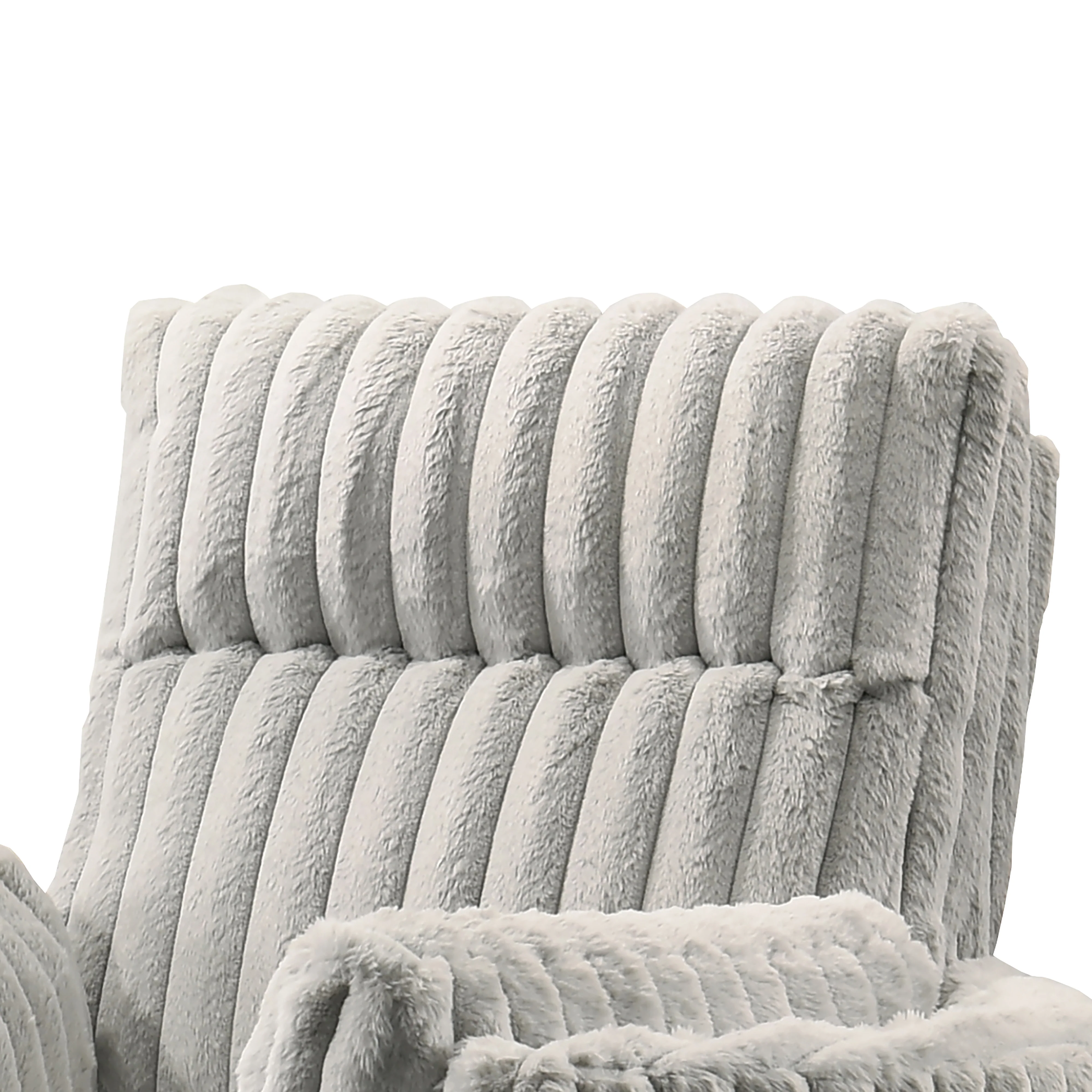 Embrace Swivel Accent Chair-Gray - Image 6