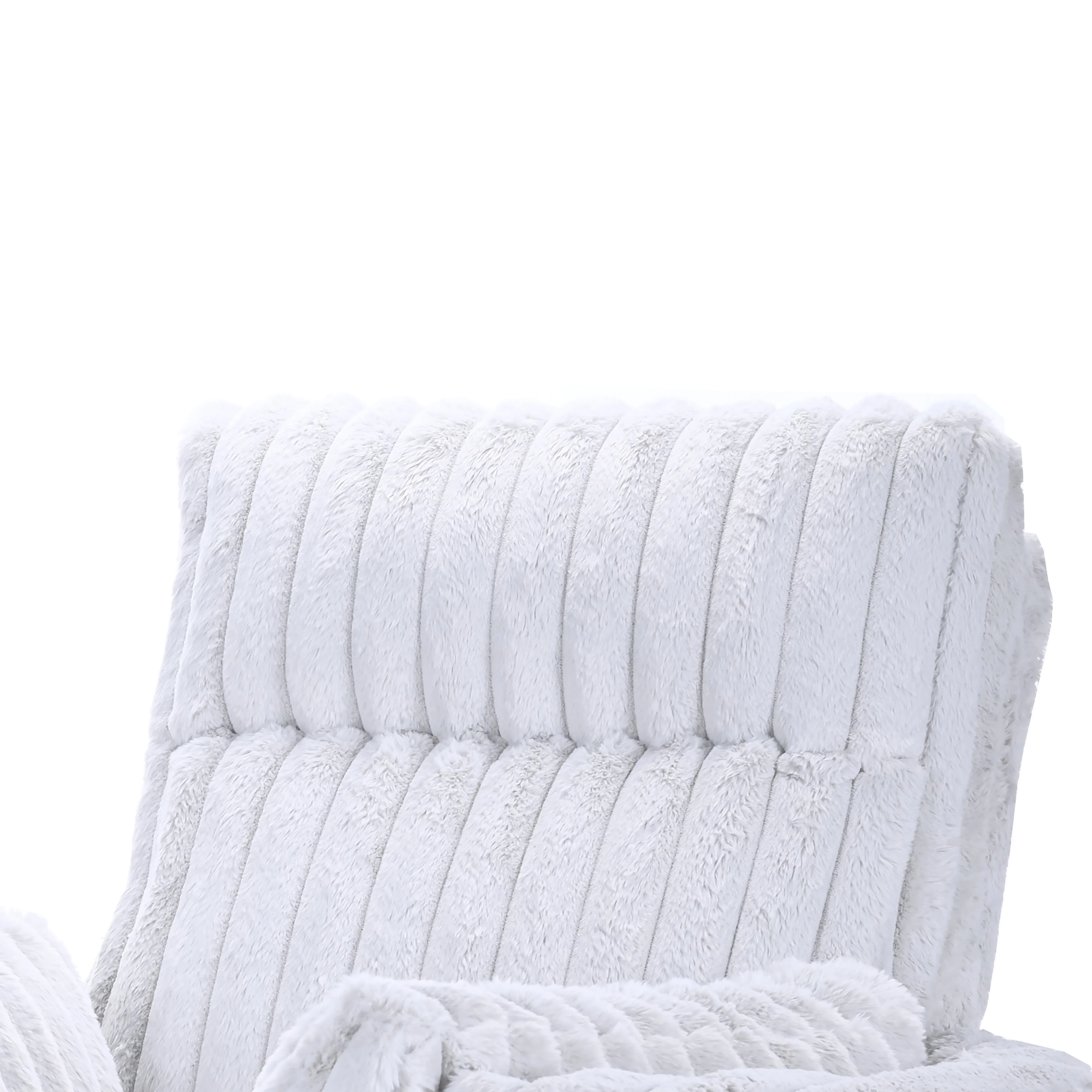 Embrace Swivel Accent Chair-White - Image 6
