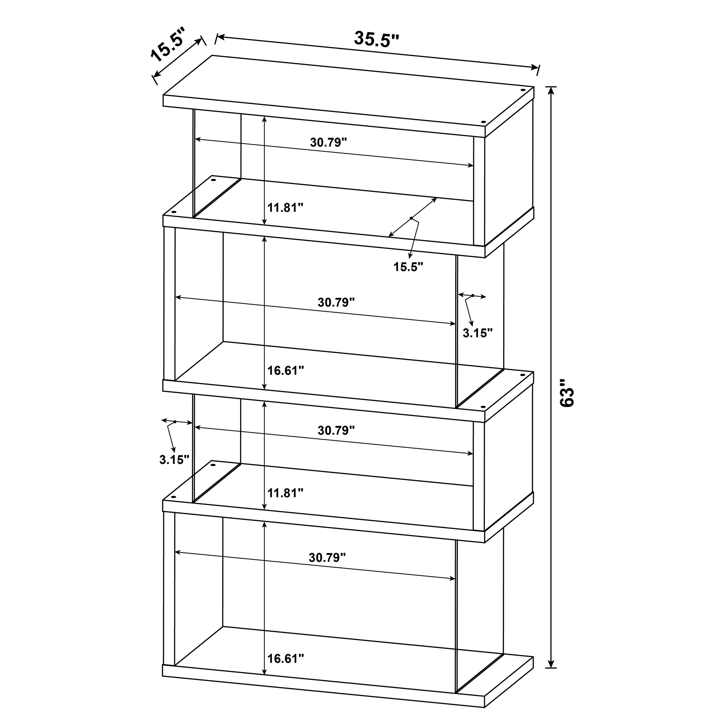 Emelle Bookshelf - Image 20