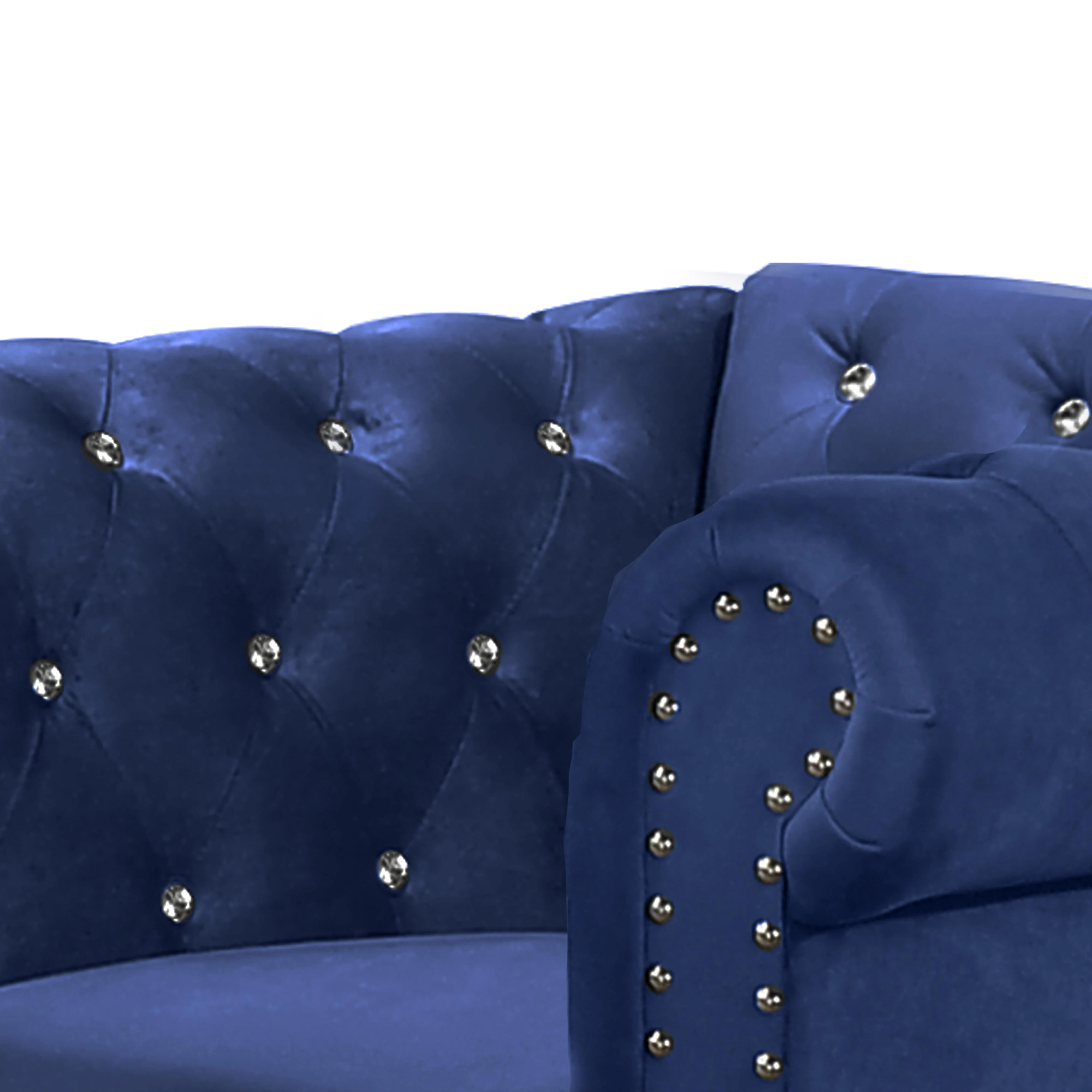 EMMA CRYSTAL CHAIR-ROYAL BLUE - Image 6