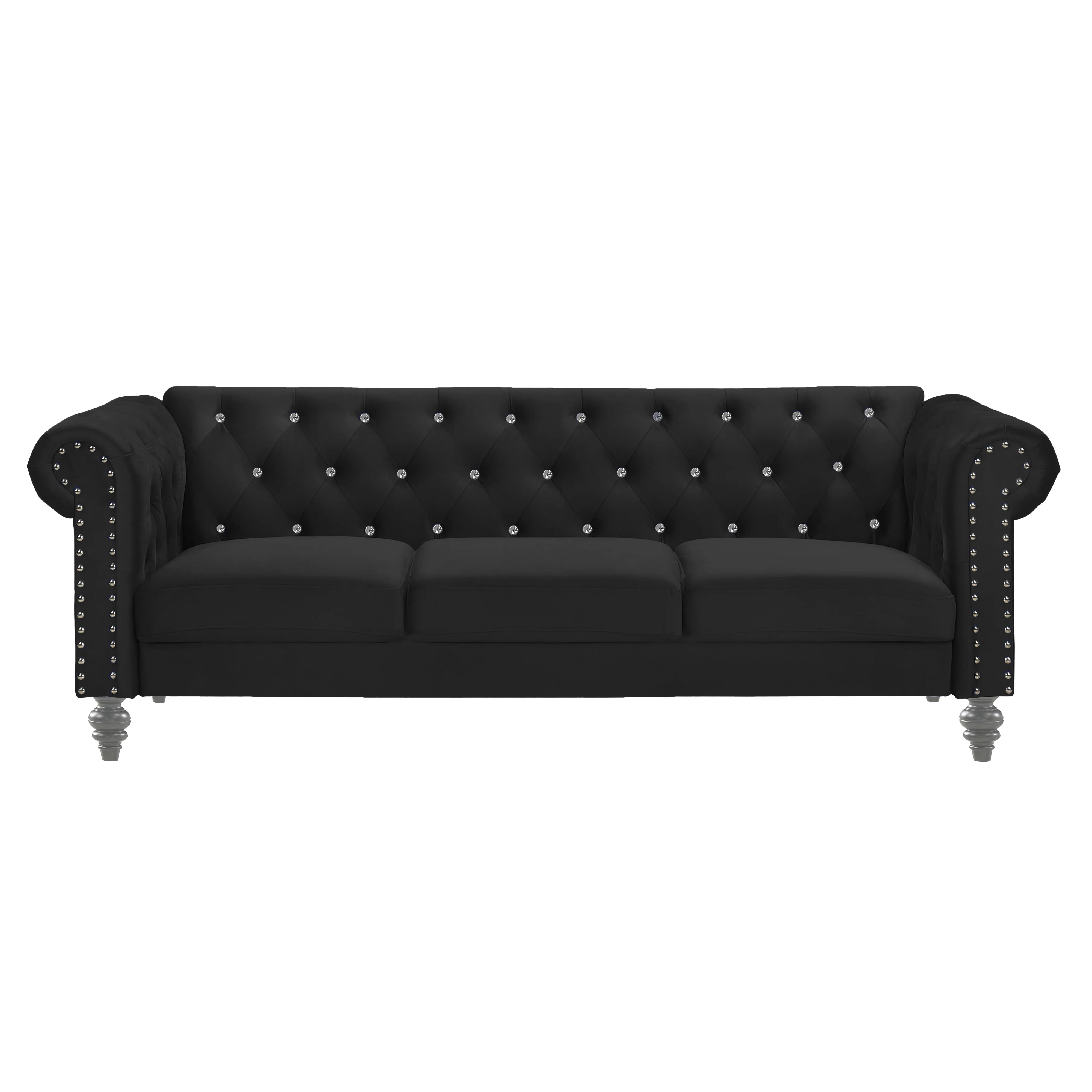 Emma Crystal Sofa-Black - Image 2