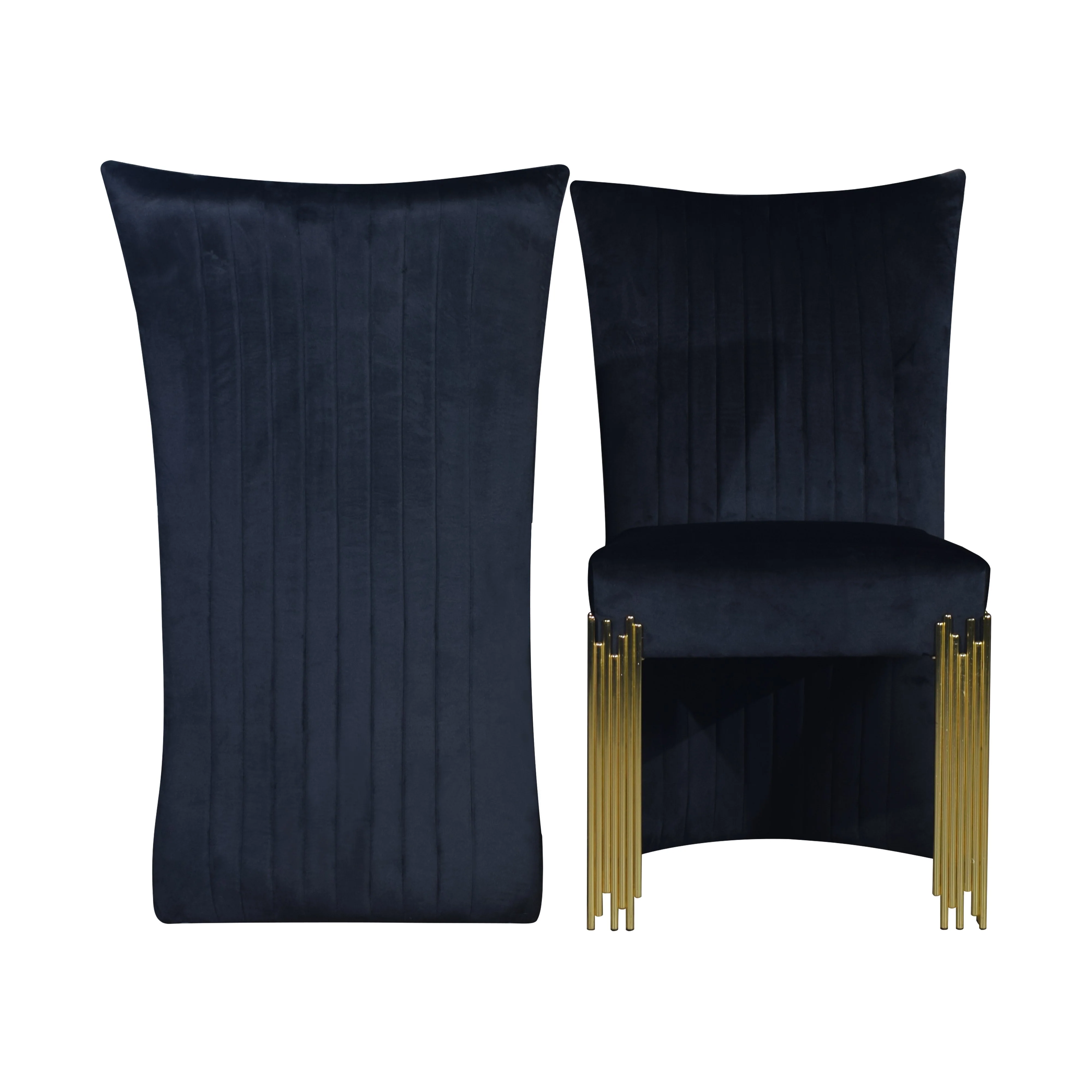 Empire Ladderback Dining Chair (2 Per Carton)-Black - Image 6