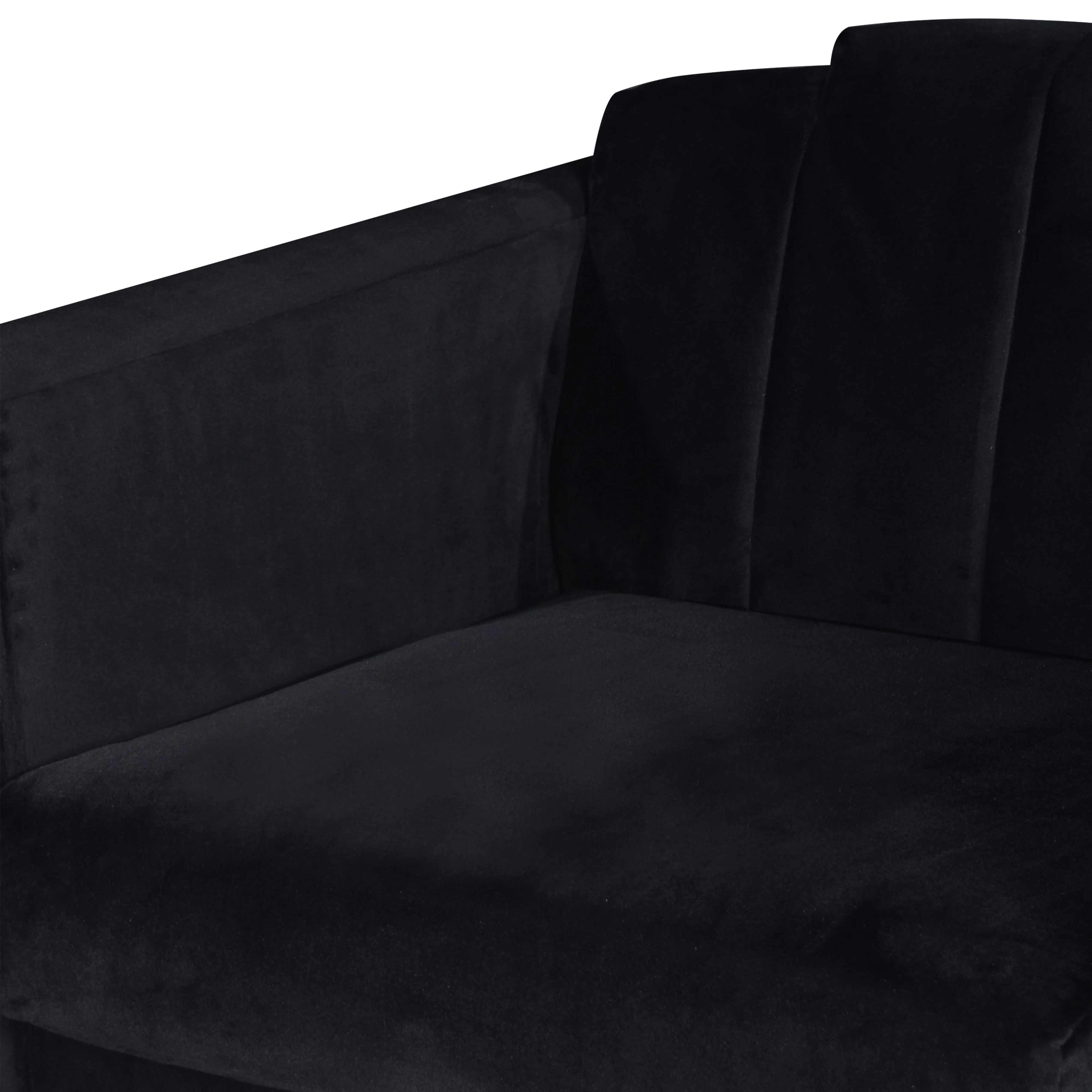 Empire Lighted Sofa-Black - Image 6