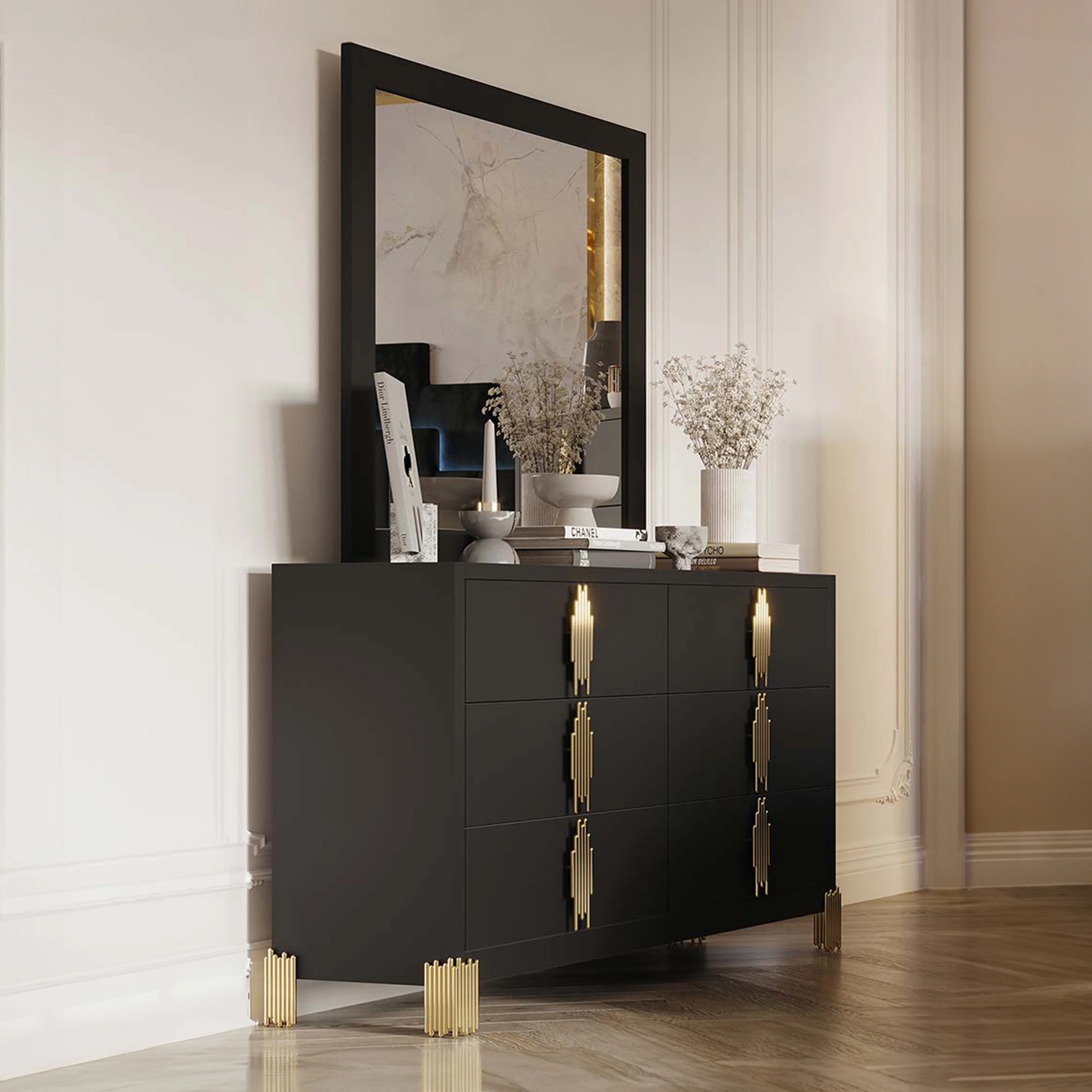 Empire Mirror- Black - Image 5