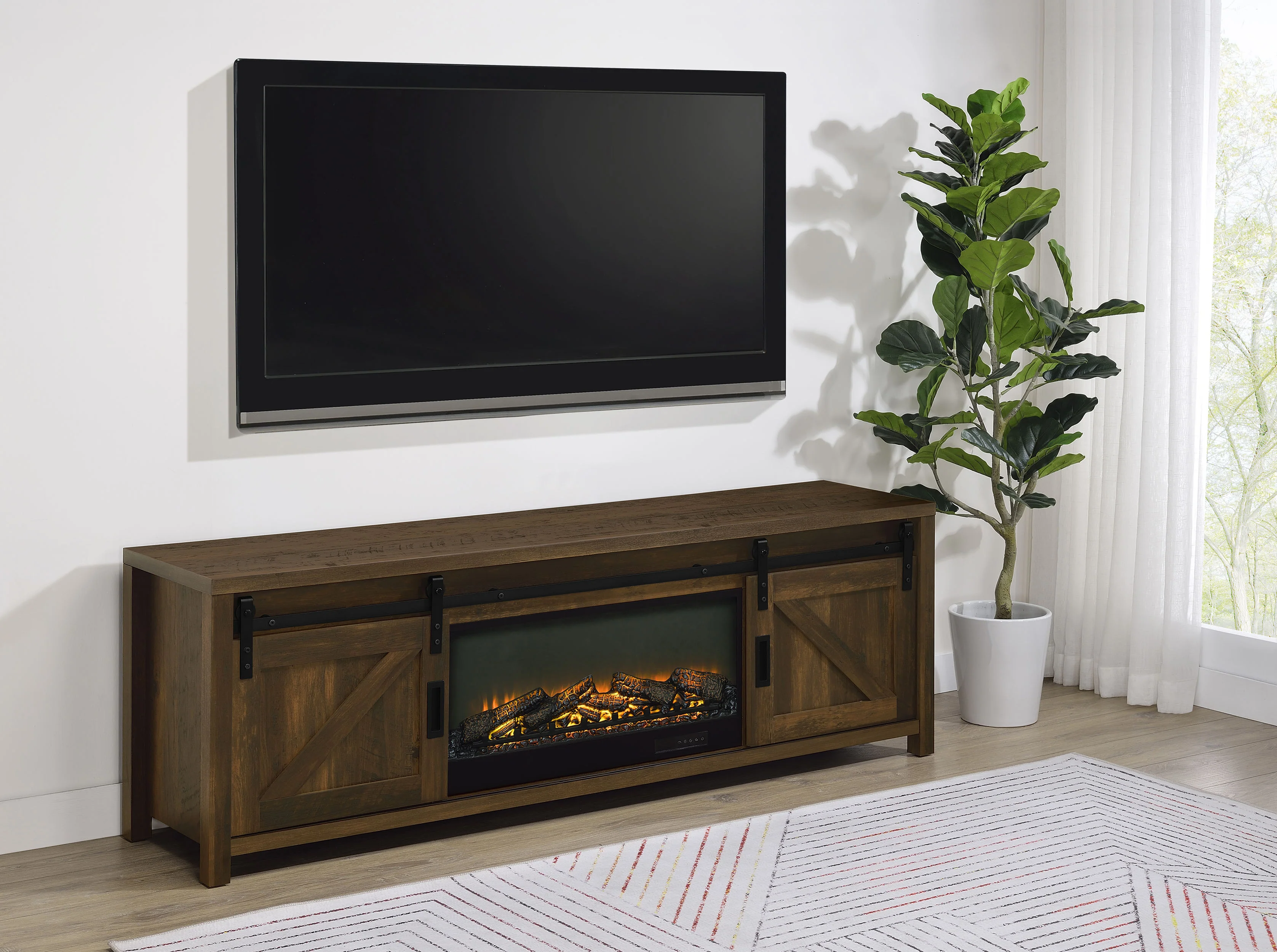 Enfield TV Stand Fireplace Console - Image 2