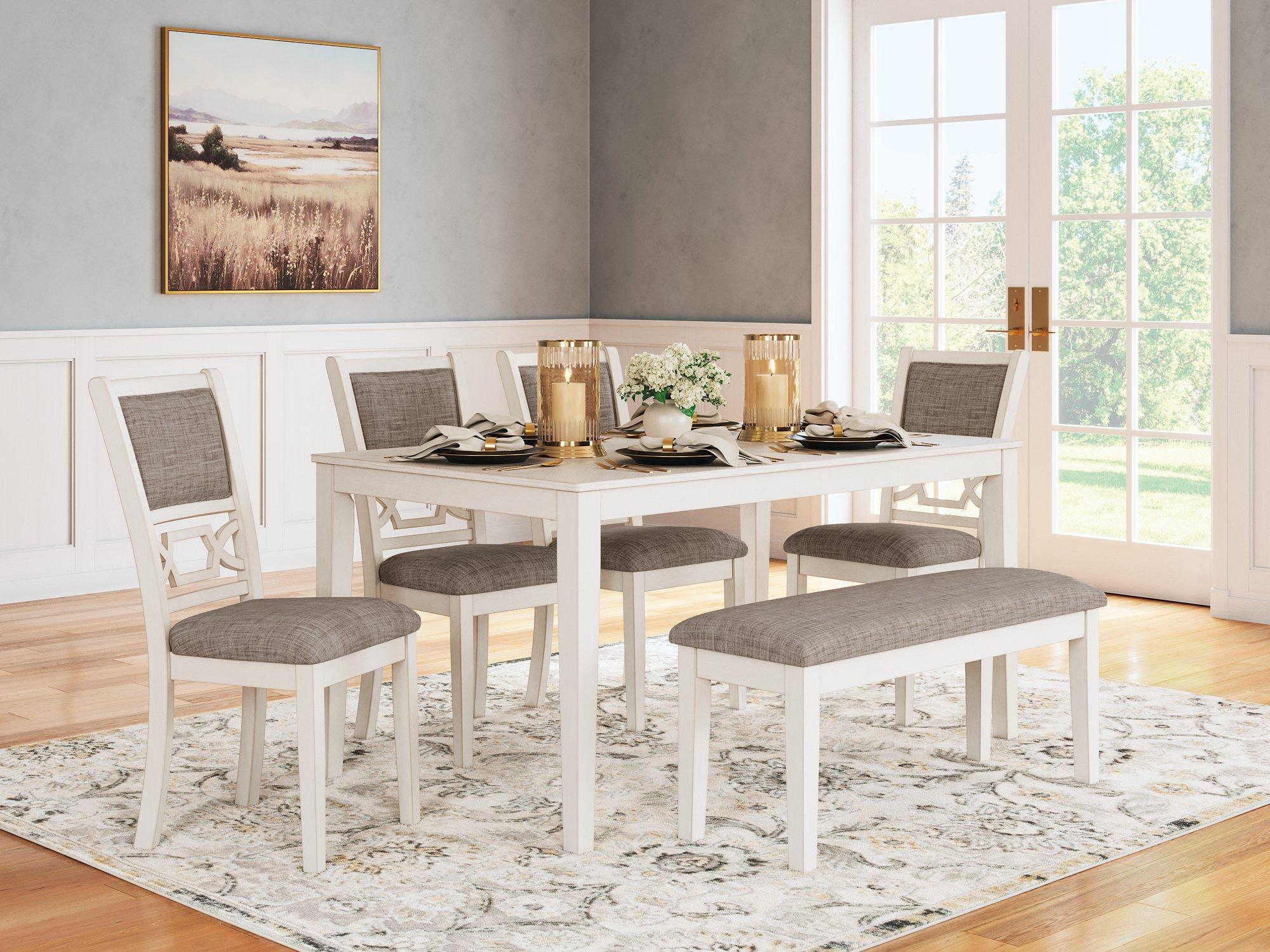 Erinberg Dining Table and 4 Chairs and Bench (Set of 6) - Image 2