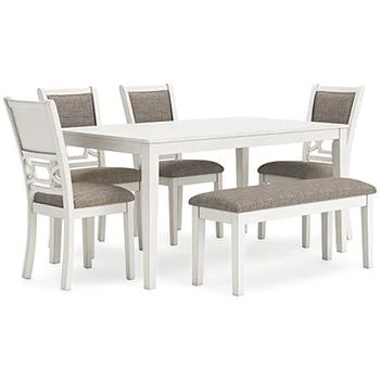 Erinberg Dining Table and 4 Chairs and Bench (Set of 6) - Image 3