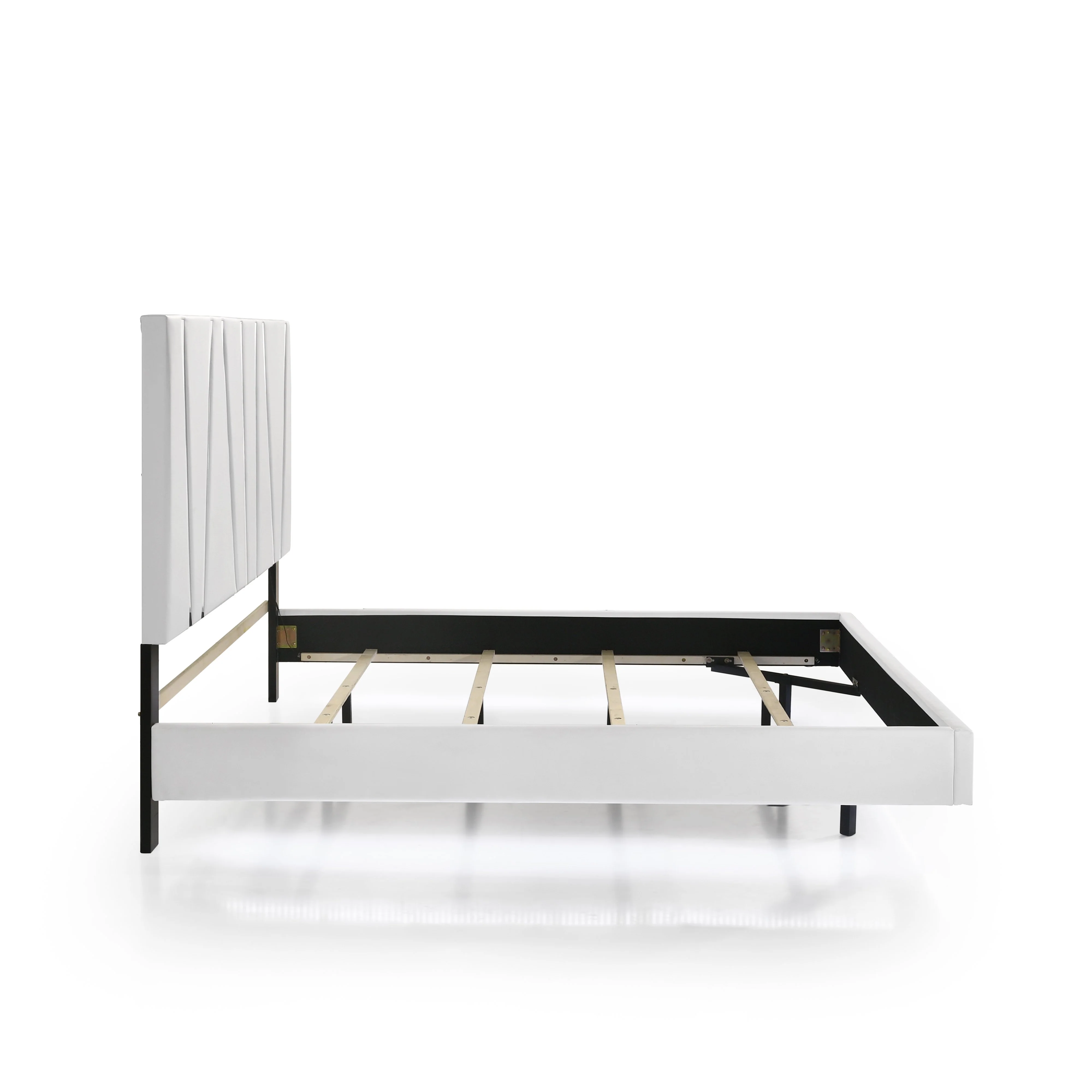 Europa 6/0 Wk Headboard, Footboard & Slats-White - Image 4
