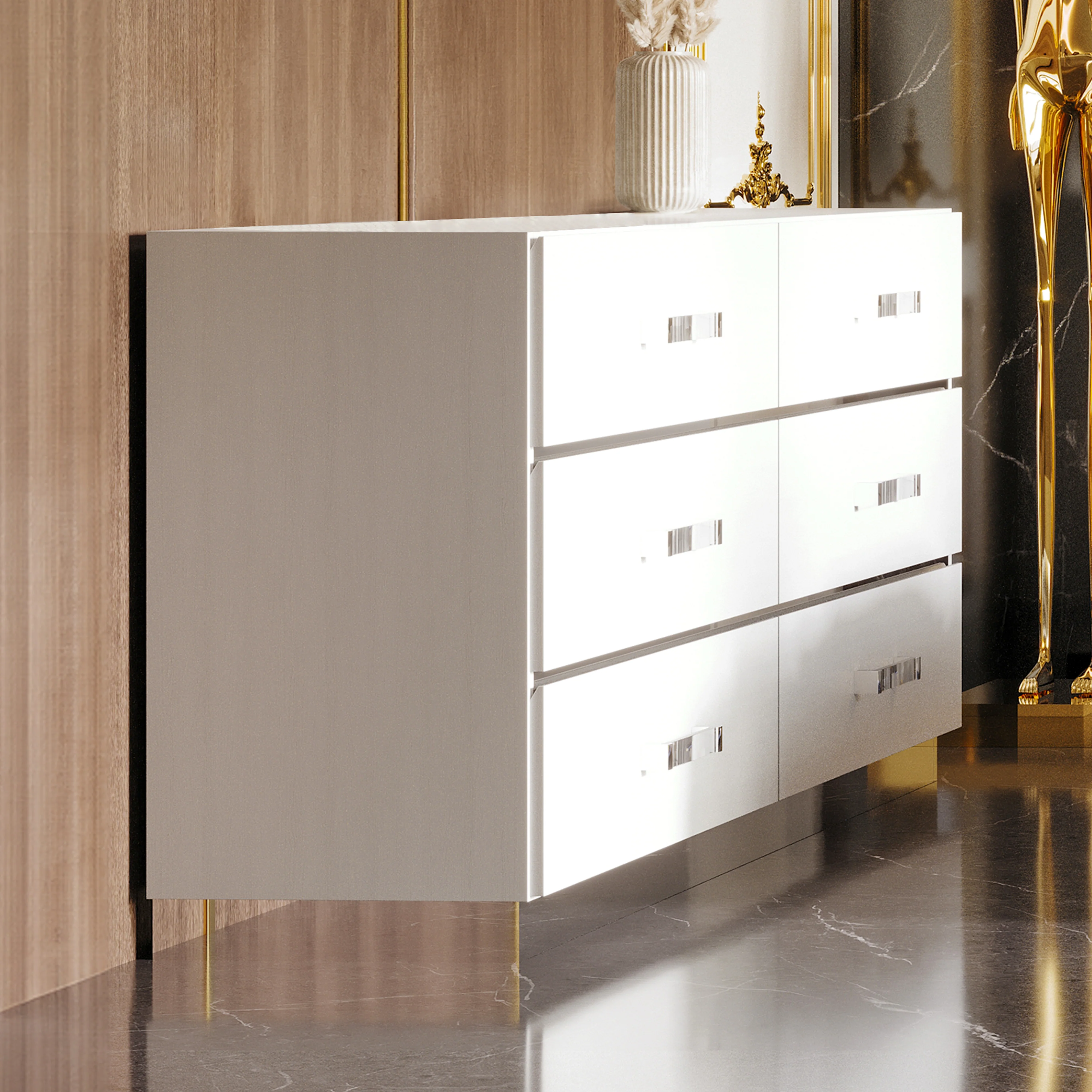 Europa Dresser- White - Image 7
