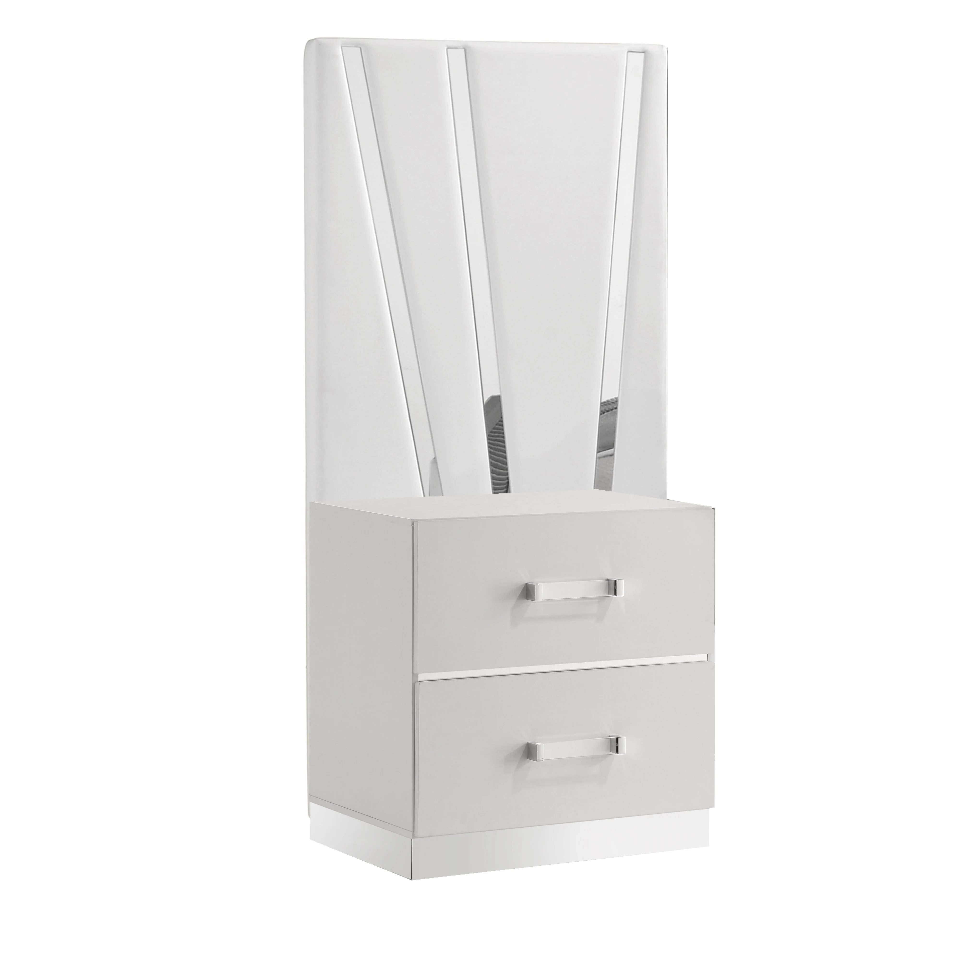 Europa Nightstand Panels, Set Of 2 - White - Image 3