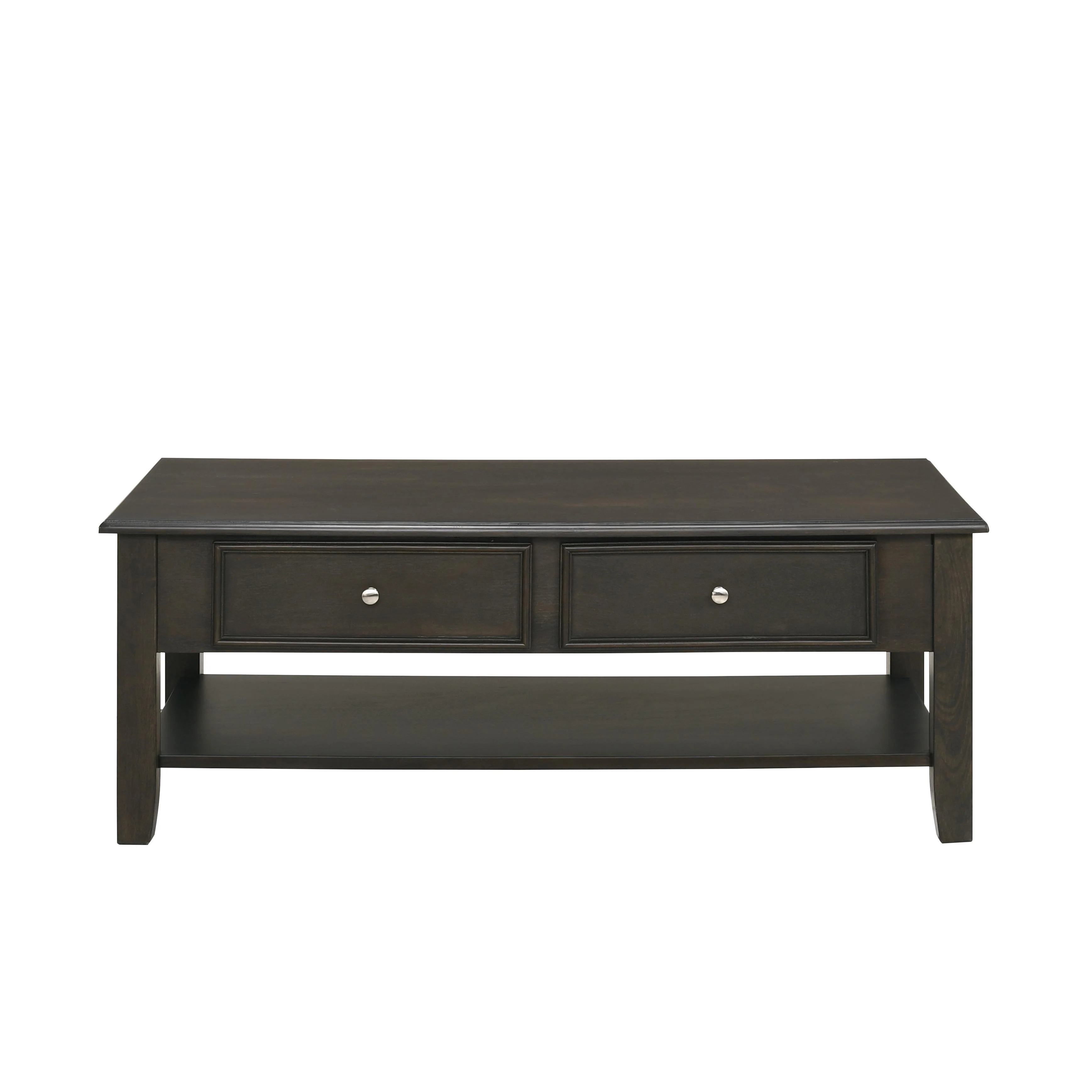 EVANDER COFFEE TABLE WITH DRAWER-ESPRESSO - Image 2