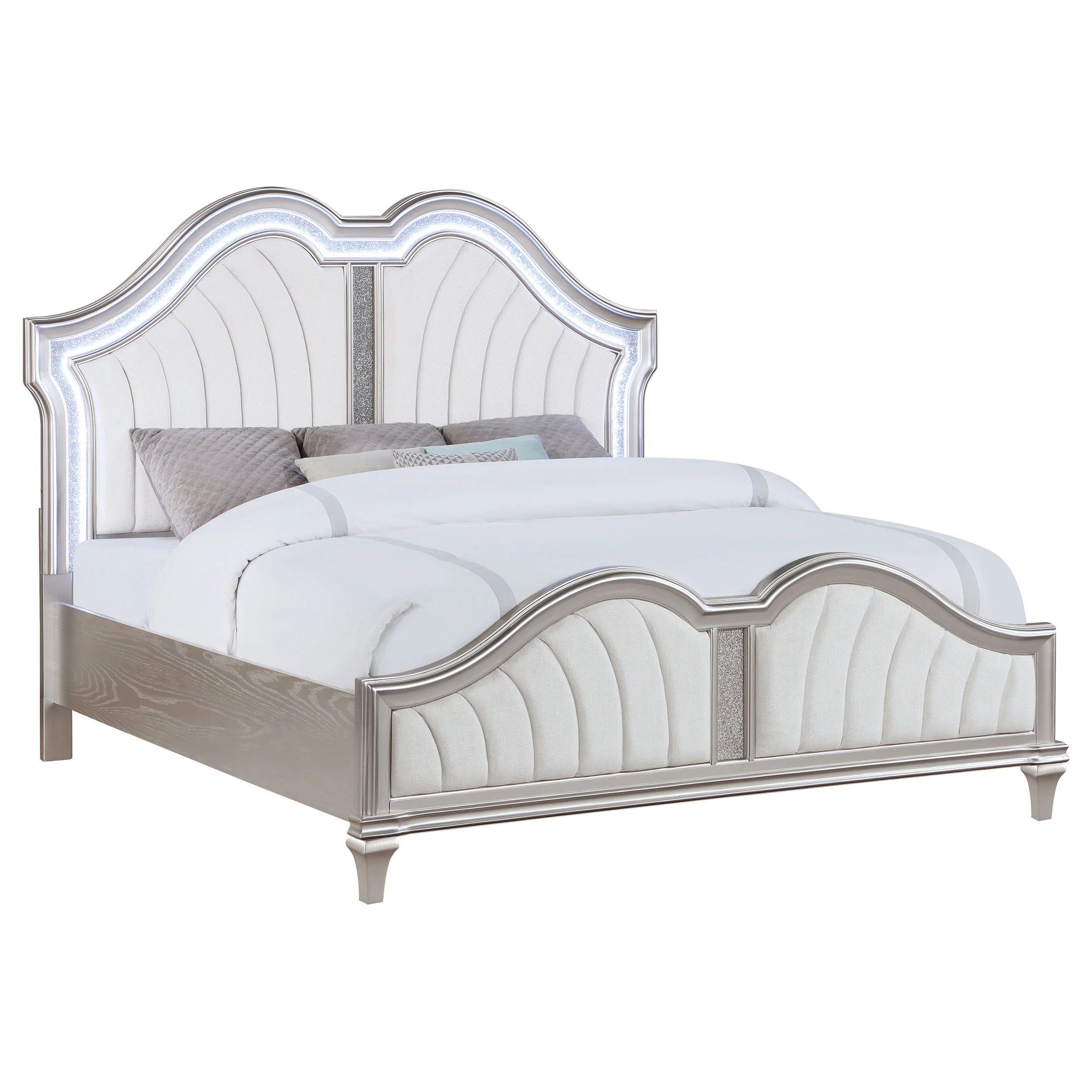 Evangeline Panel Bed with LED Lighting - Image 27