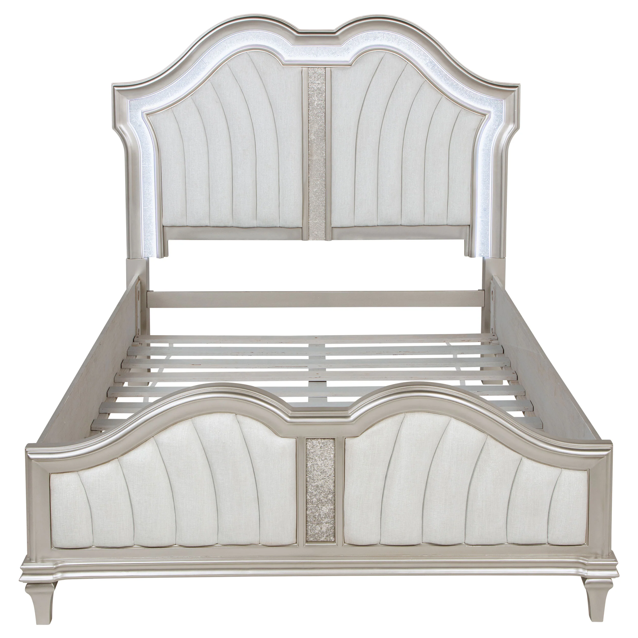 Evangeline Panel Bed with LED Lighting - Image 4