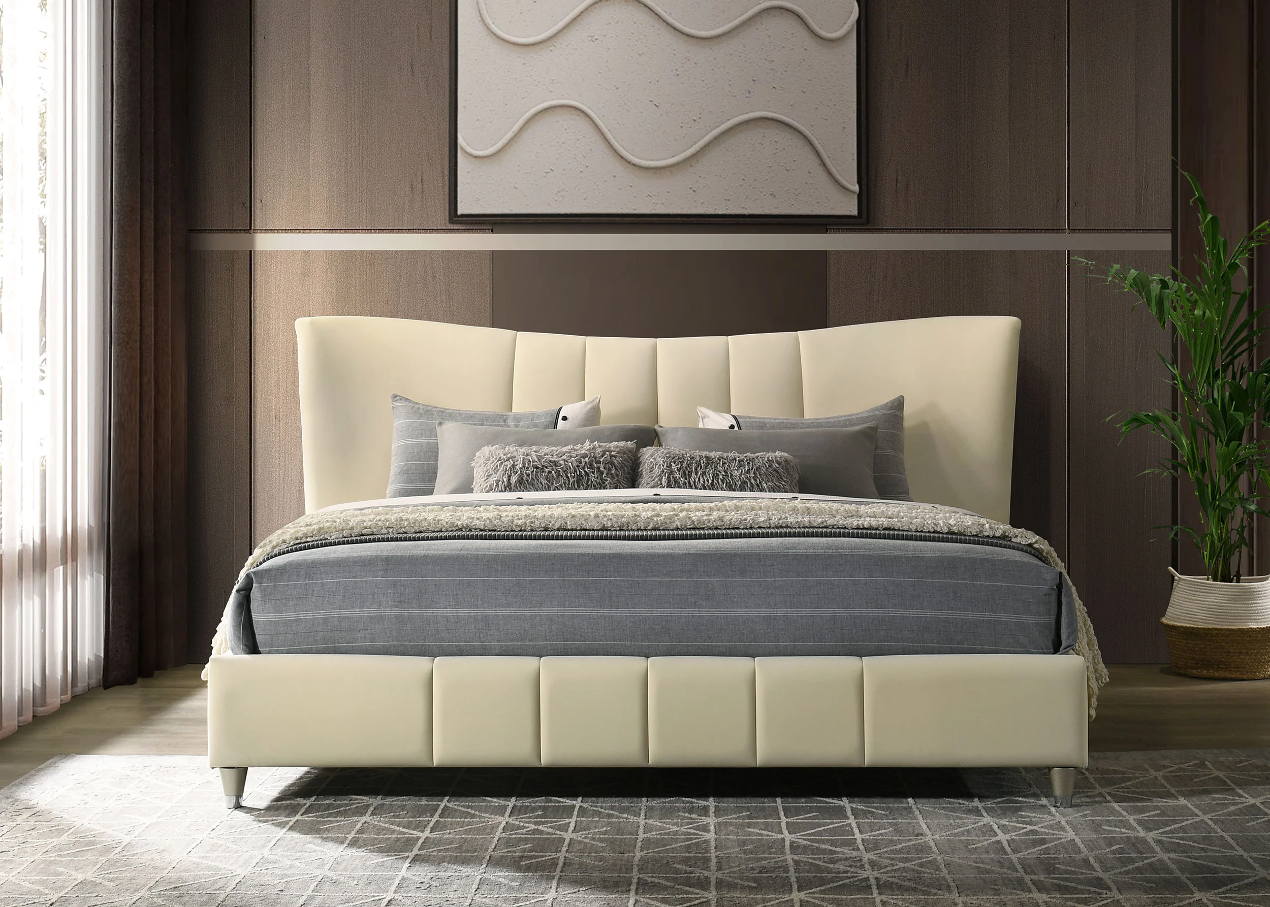 Evelyn Panel Platform Bed - Image 14