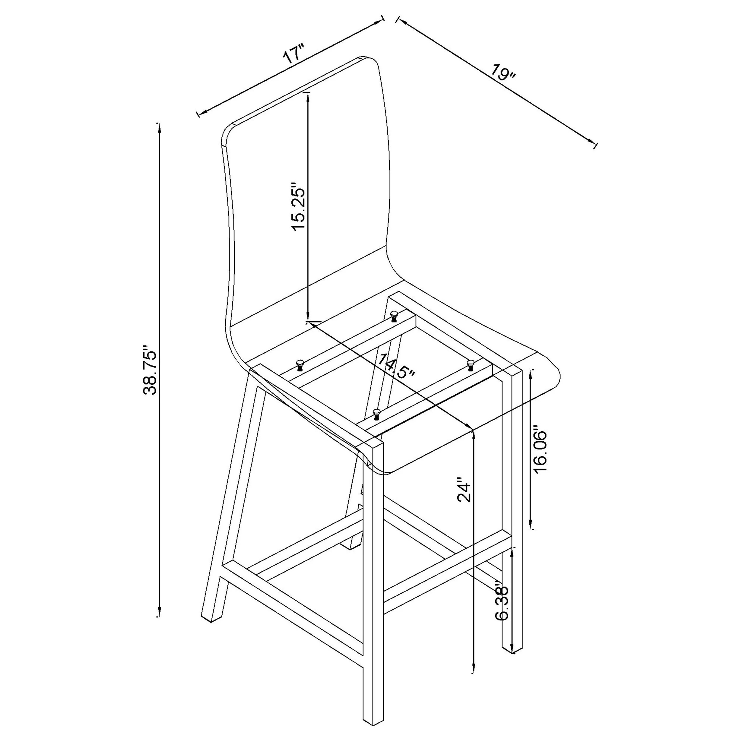 Juelia Counter Chair - Image 11