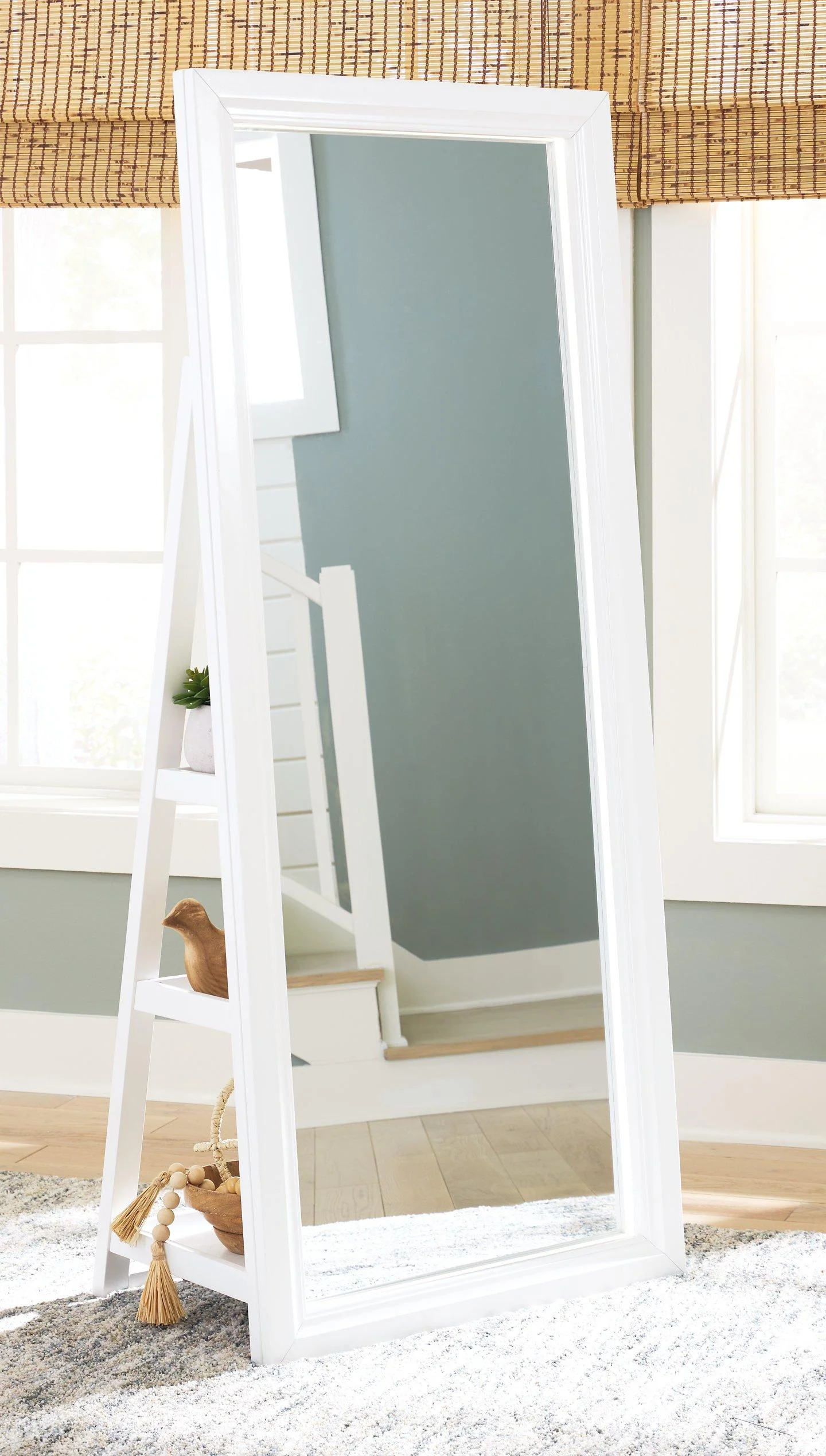 Evesen Floor Standing Mirror/Storage - Image 30