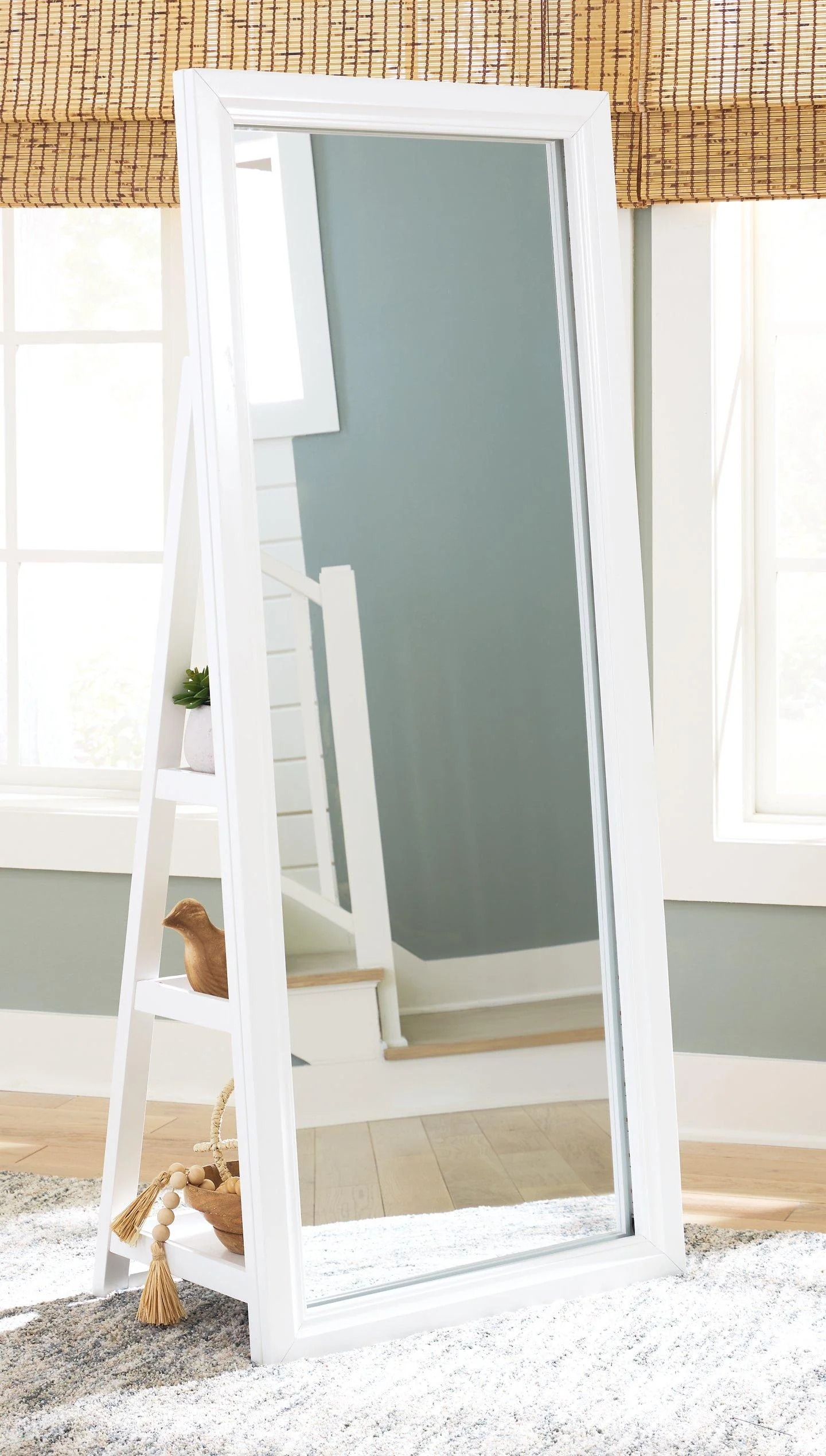 Evesen Floor Standing Mirror/Storage - Image 33