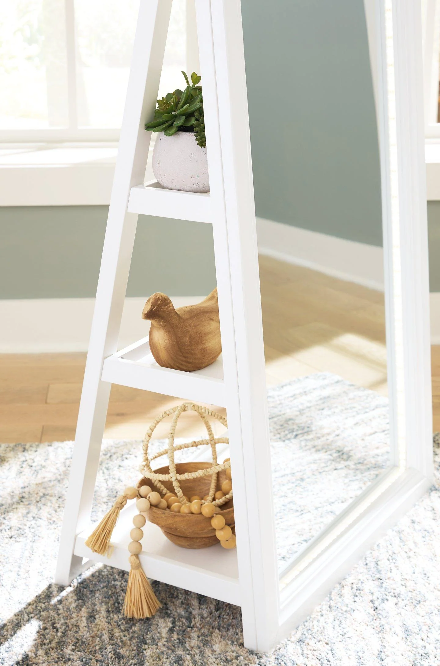 Evesen Floor Standing Mirror/Storage - Image 34