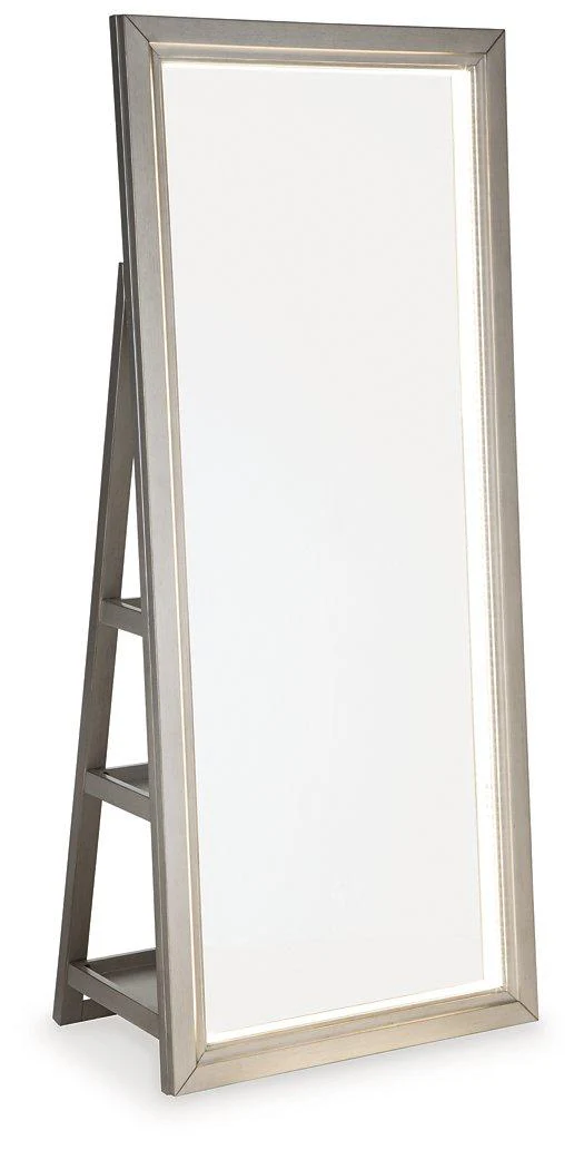 Evesen Floor Standing Mirror with Storage - Image 5