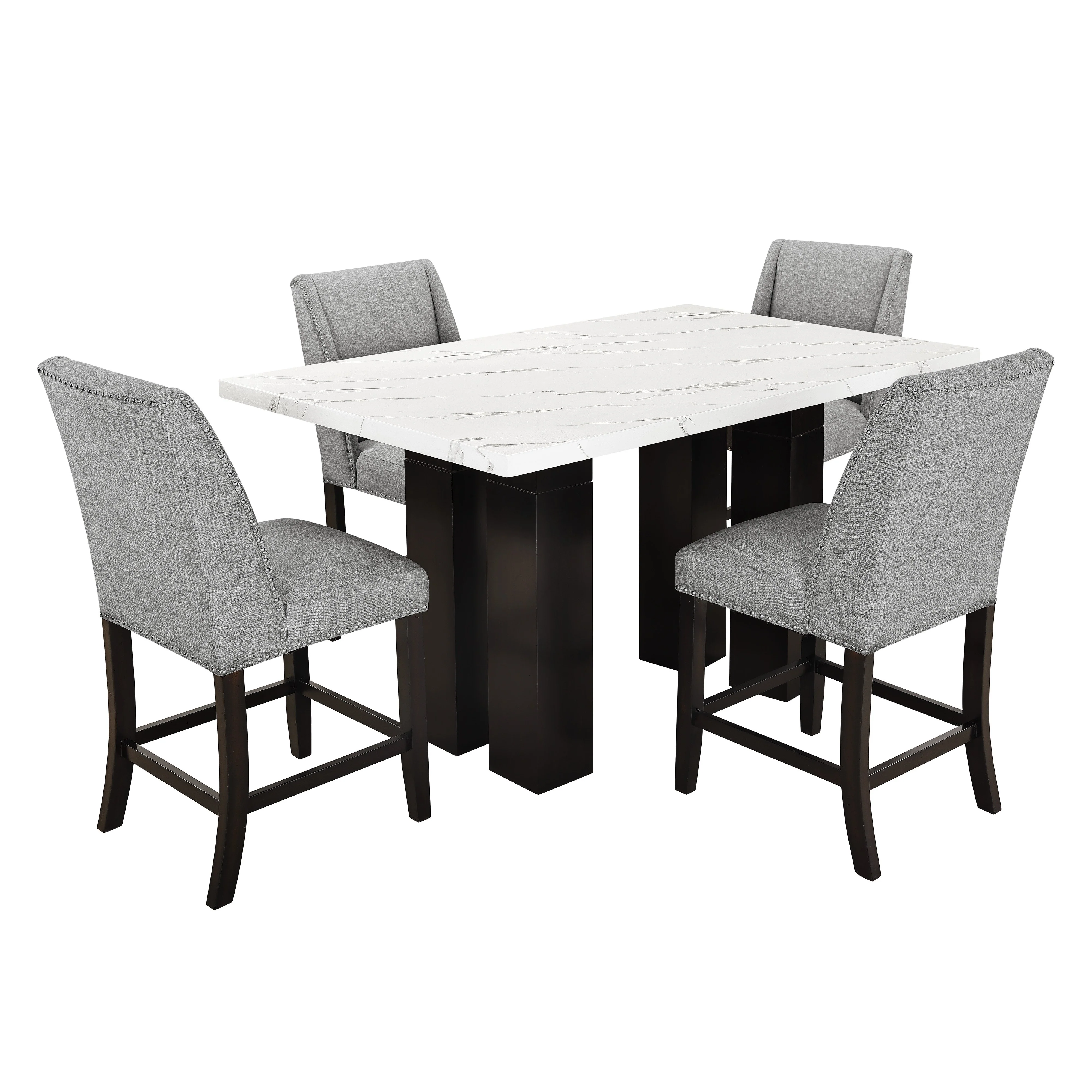 Faust Counter Chair (2 Per Carton)-Gray - Image 7