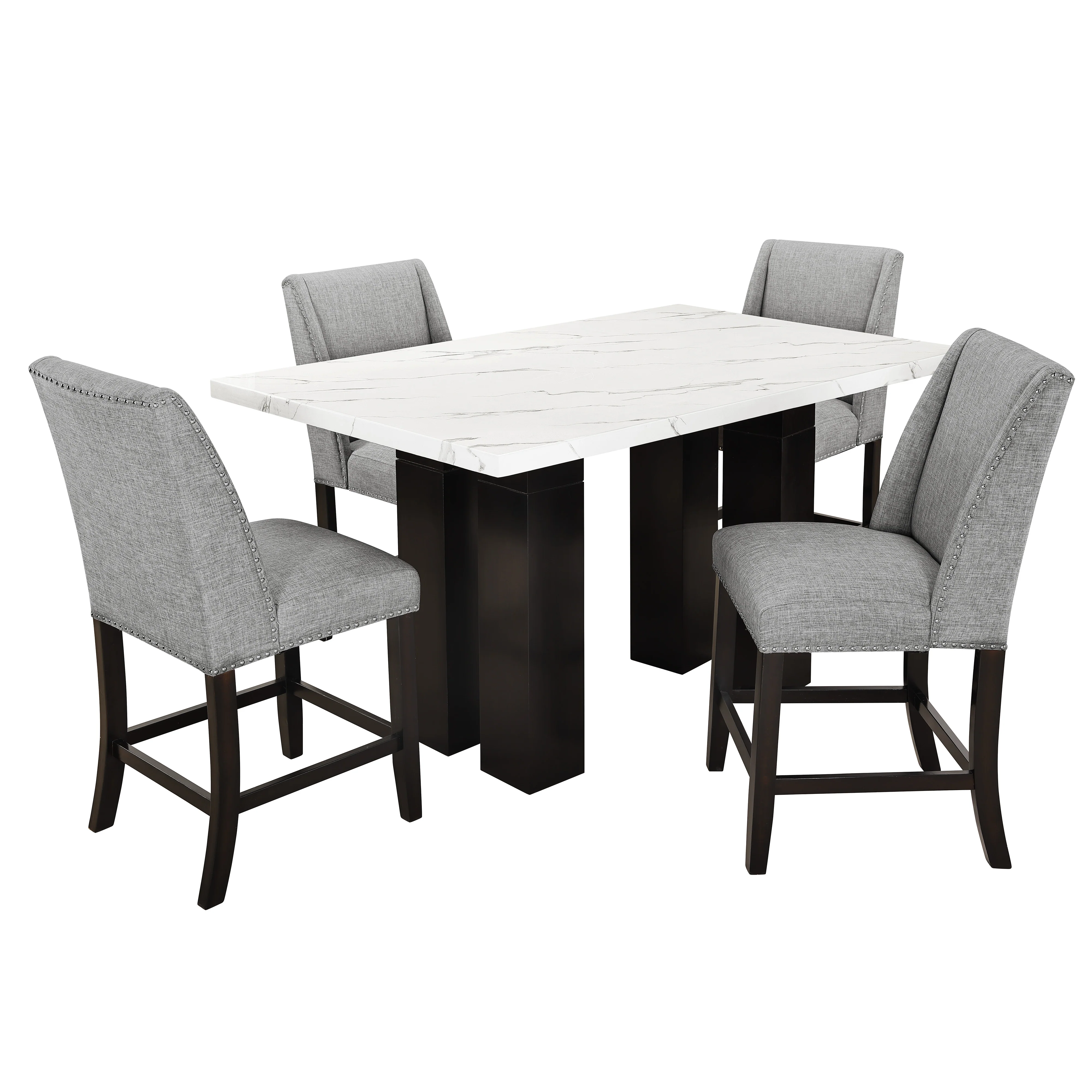 Faust Counter Chair (2 Per Carton)-Gray - Image 8