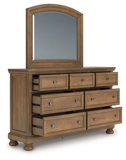 Feddinger Dresser and Mirror - Image 2