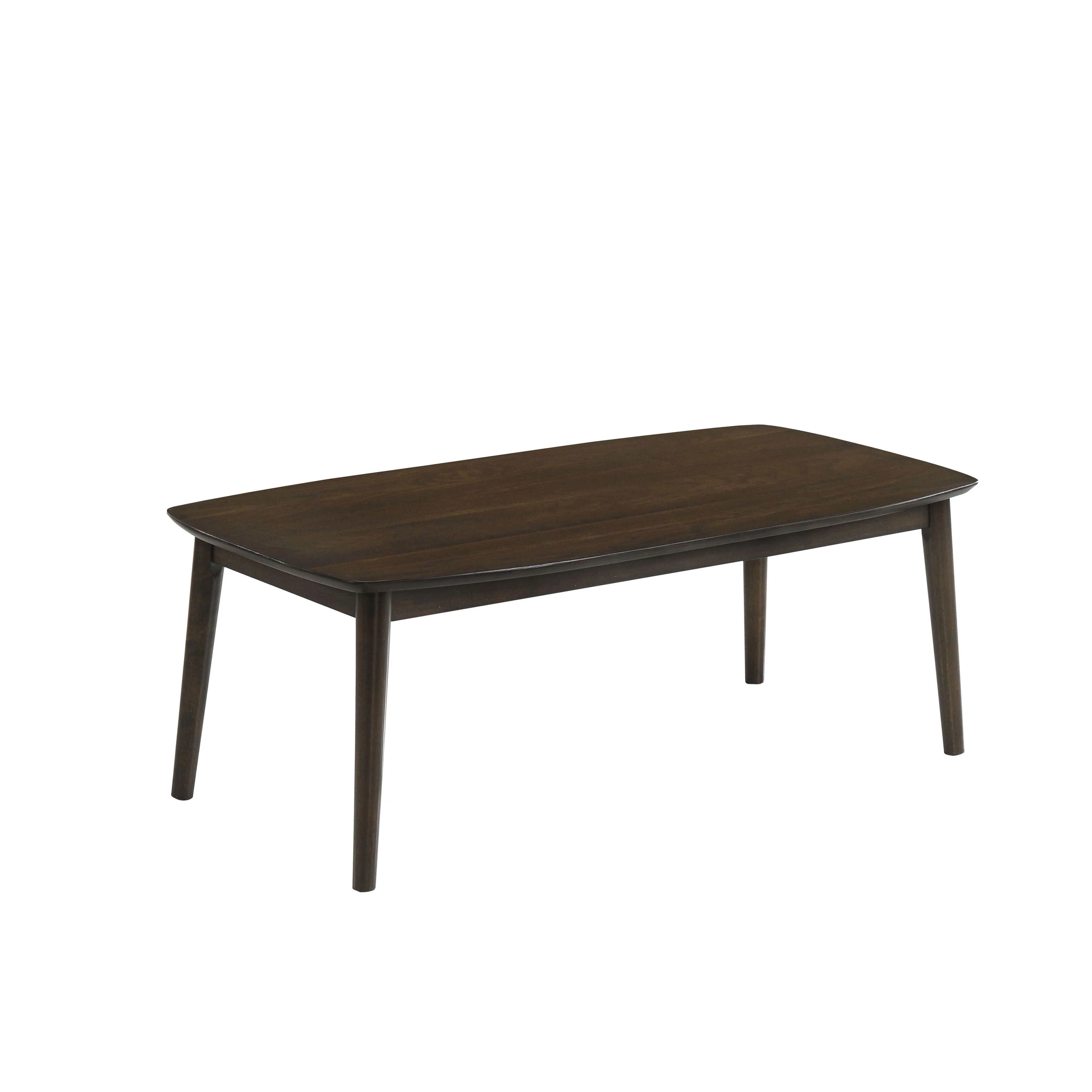FELIX COFFEE TABLE & 2 END TABLE SET-DARK WALNUT - Image 2