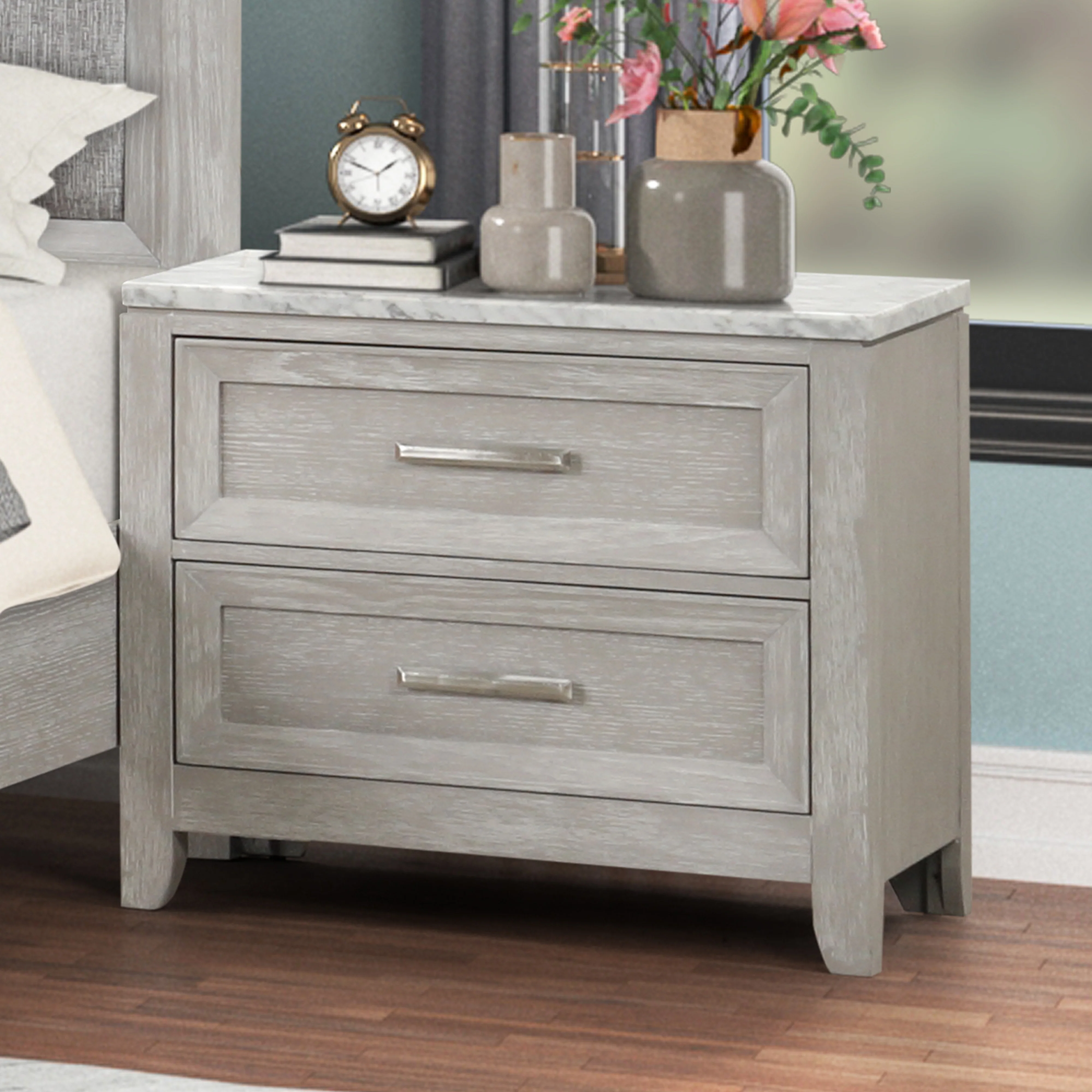 Fiona Nightstand-Mist Gray - Image 7