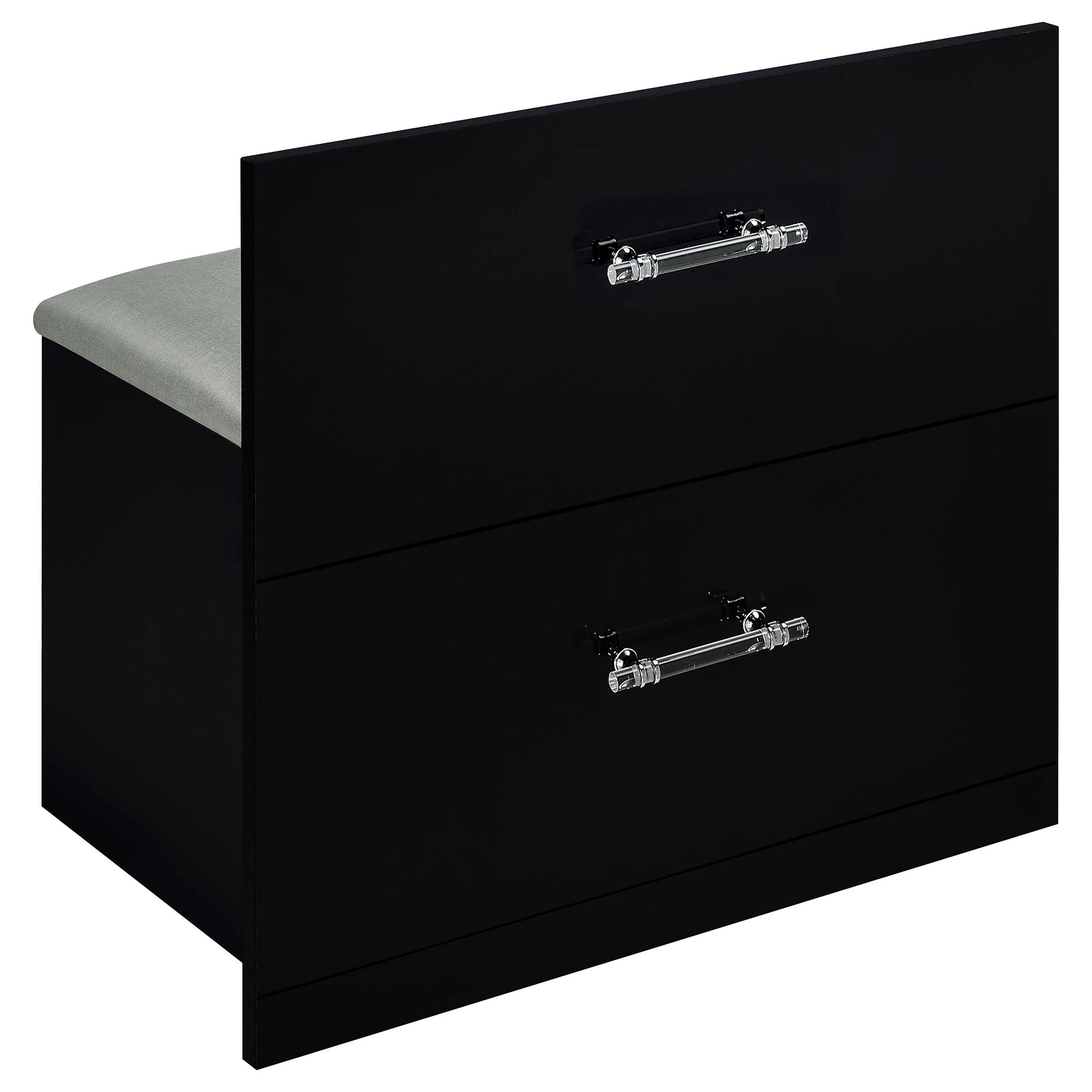 Flora Makeup Vanity Table with LED Mirror and Stool - Image 34
