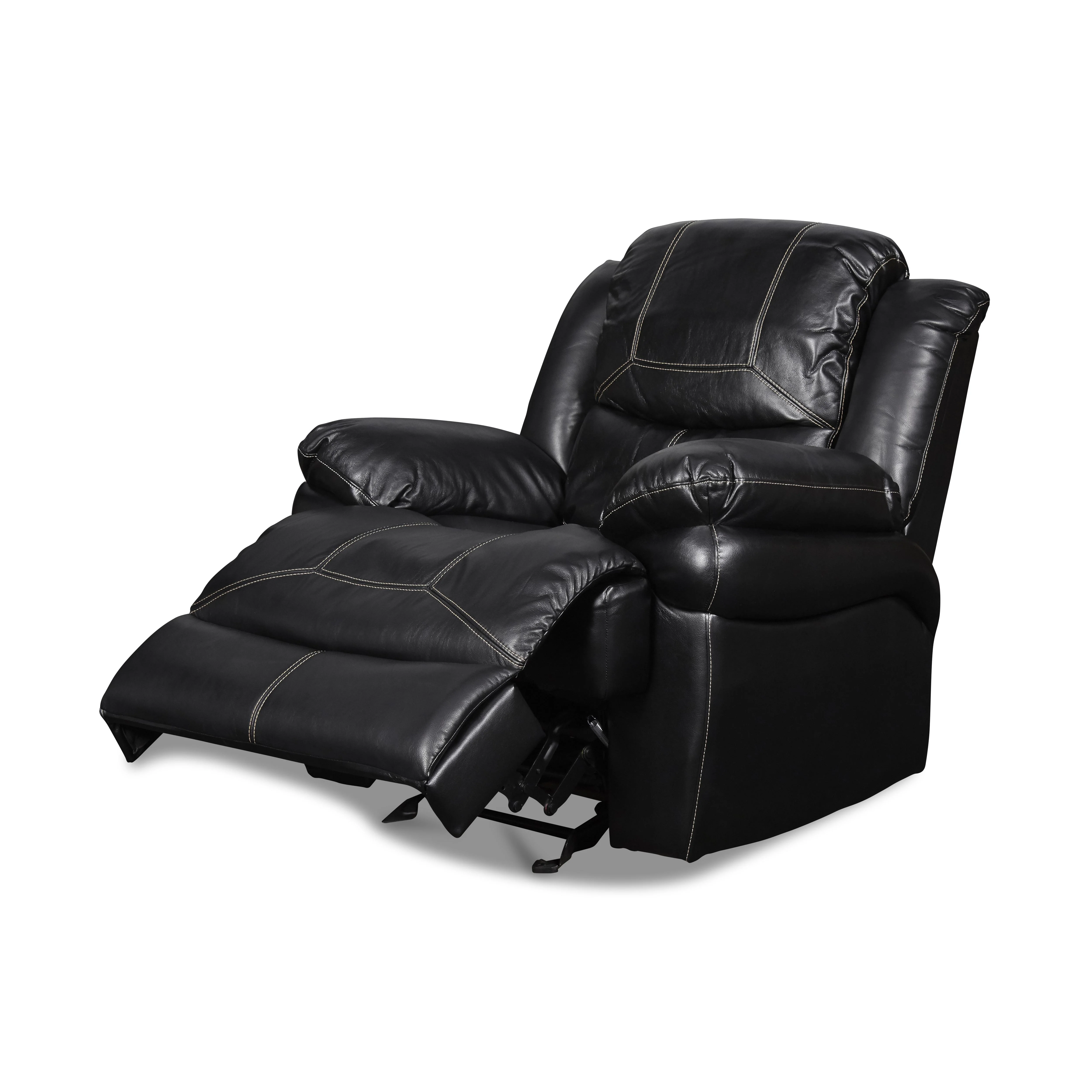 FLYNN GLIDER RECLINER-BLACK - Image 3