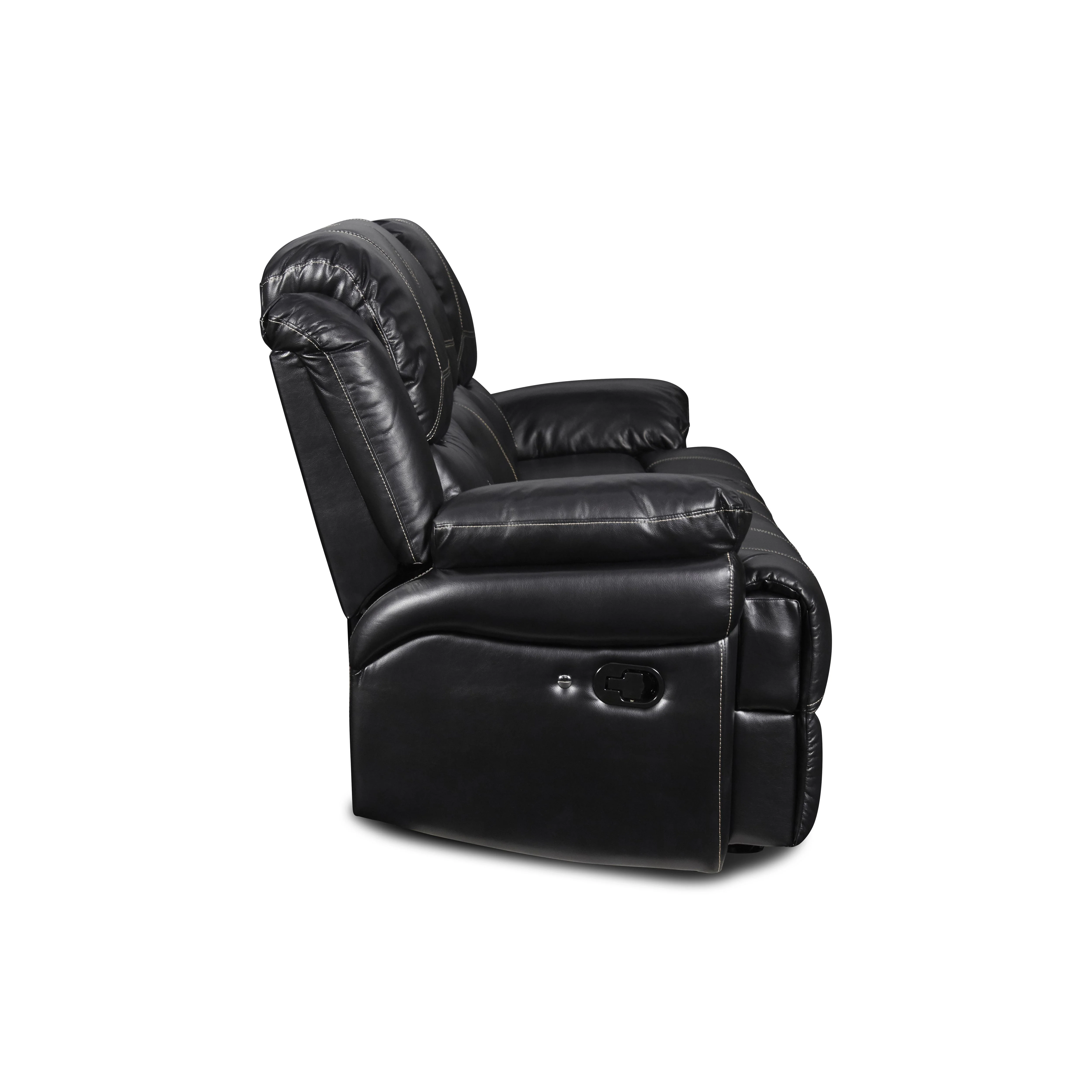 FLYNN SOFA W/BASE LIGHTING-BLACK - Image 5