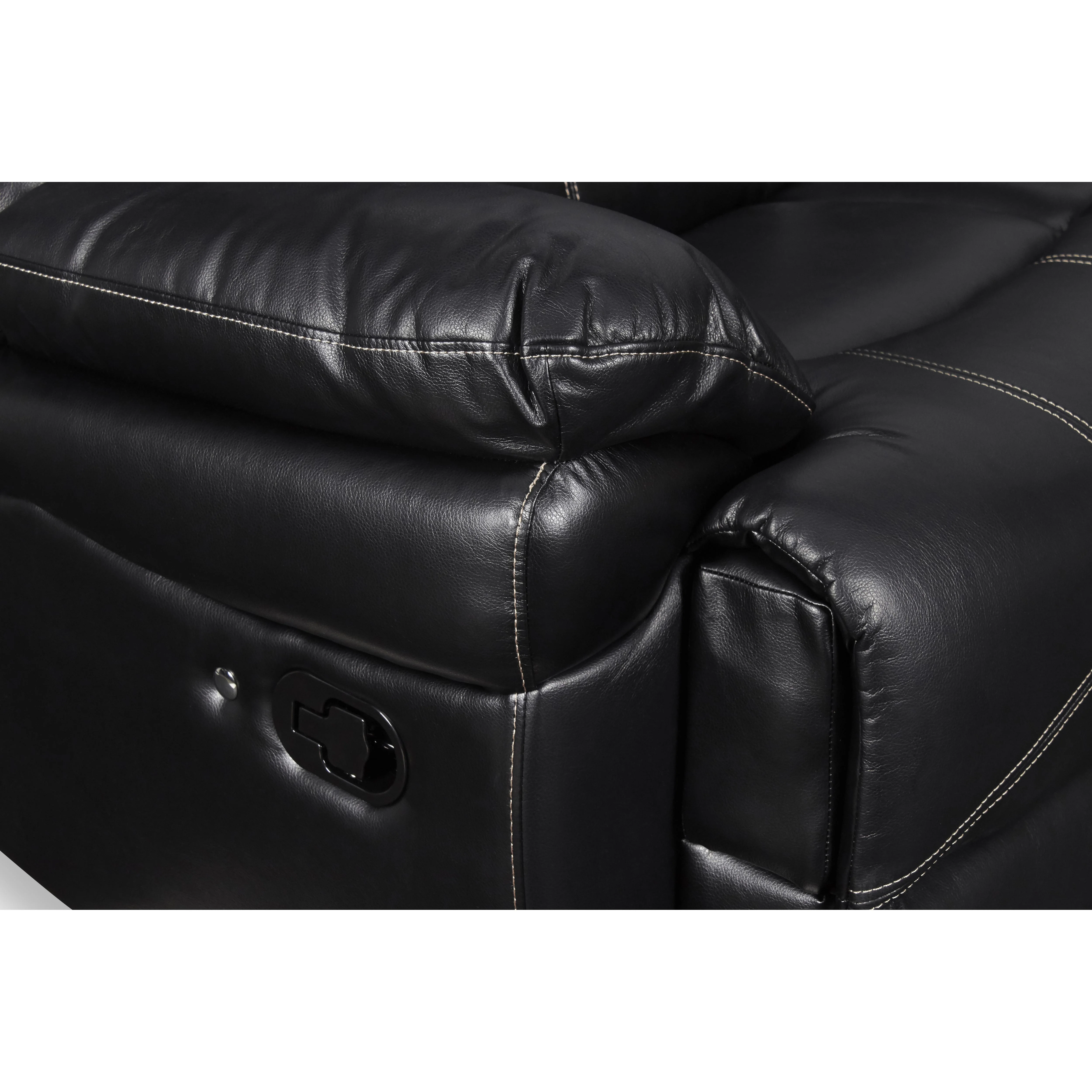 FLYNN SOFA W/BASE LIGHTING-BLACK - Image 6