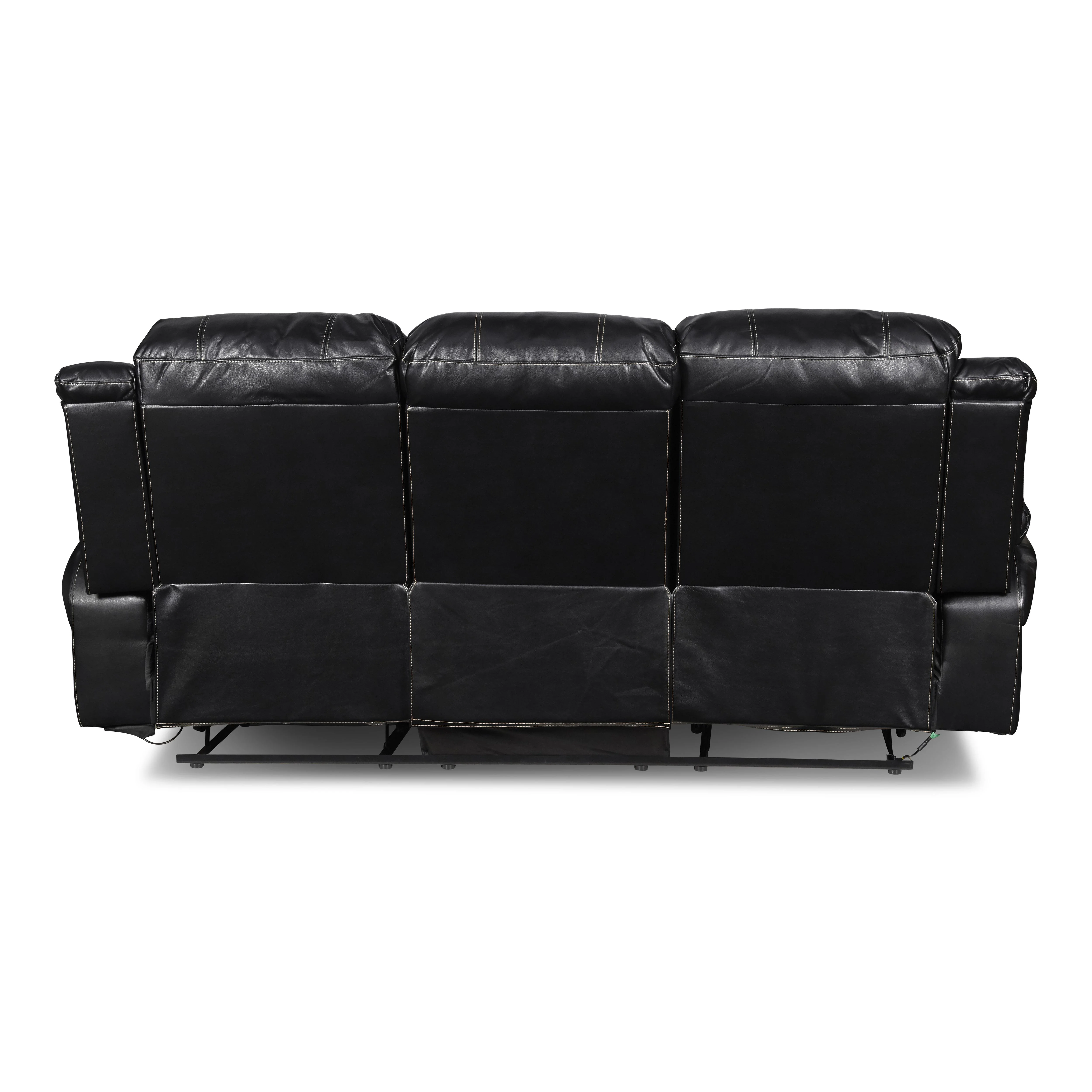 FLYNN SOFA W/BASE LIGHTING-BLACK - Image 7