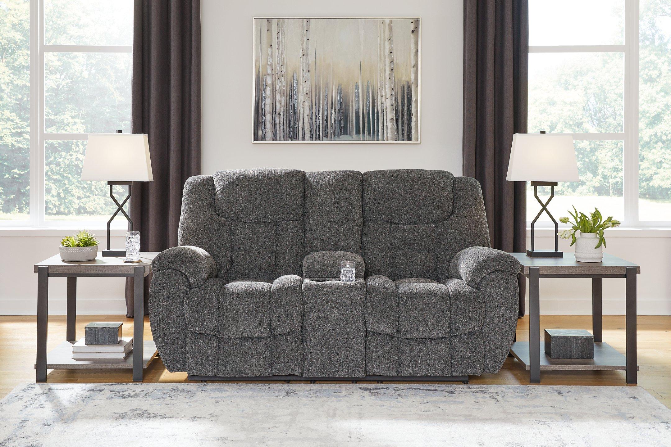 Foreside Reclining Loveseat with Console - Image 2