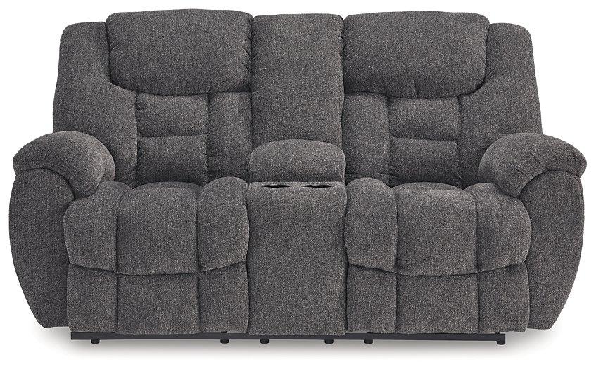 Foreside Reclining Loveseat with Console - Image 4