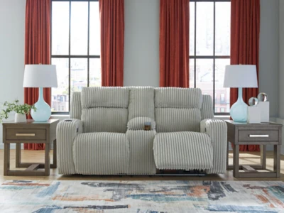 Forest Lake Power Reclining Loveseat with Console - Image 10