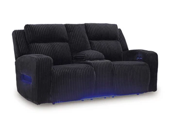 Forest Lake Power Reclining Loveseat with Console - Image 17