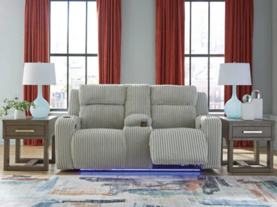 Forest Lake Power Reclining Loveseat with Console - Image 2