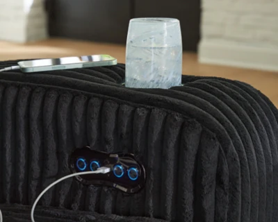 Forest Lake Power Reclining Loveseat with Console - Image 25