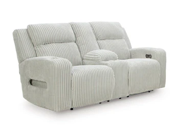 Forest Lake Power Reclining Loveseat with Console - Image 3