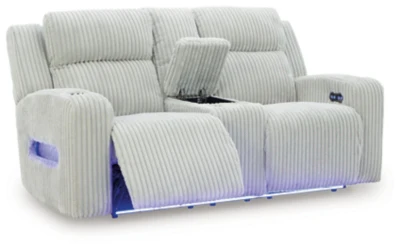 Forest Lake Power Reclining Loveseat with Console - Image 6