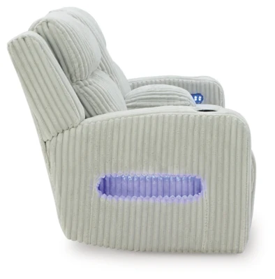 Forest Lake Power Reclining Loveseat with Console - Image 8