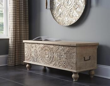 Fossil Ridge Storage Bench - Image 3
