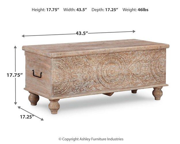Fossil Ridge Storage Bench - Image 4