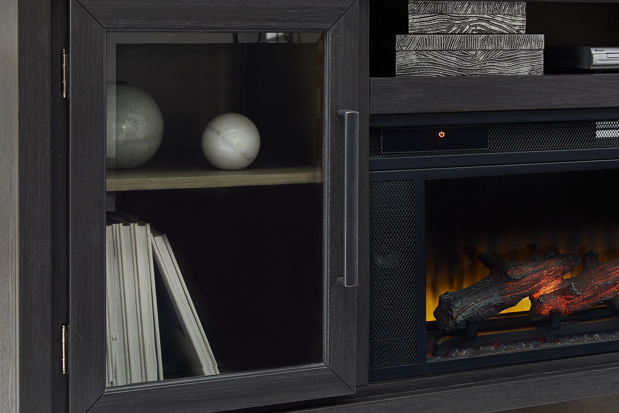 Foyland 83" TV Stand with Electric Fireplace - Image 21